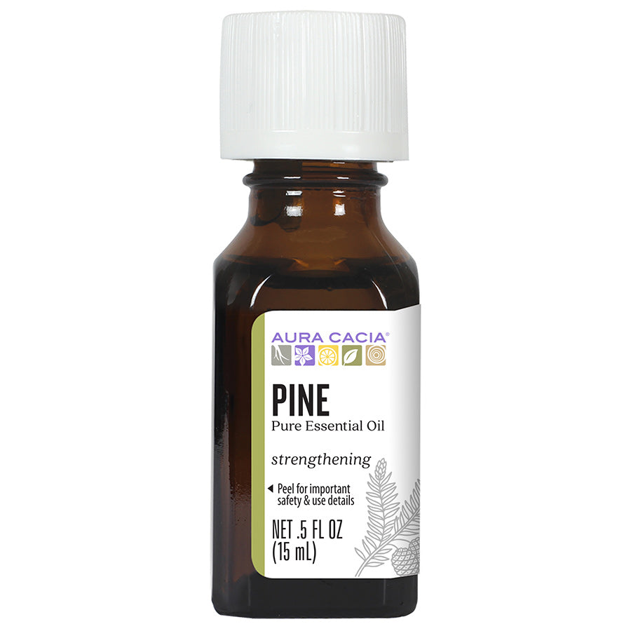 Pure Pine Essential Oil .5 oz (15ml) - 100% Natural Aromatherapy Oil for Diffusers, Massage & Relaxation
