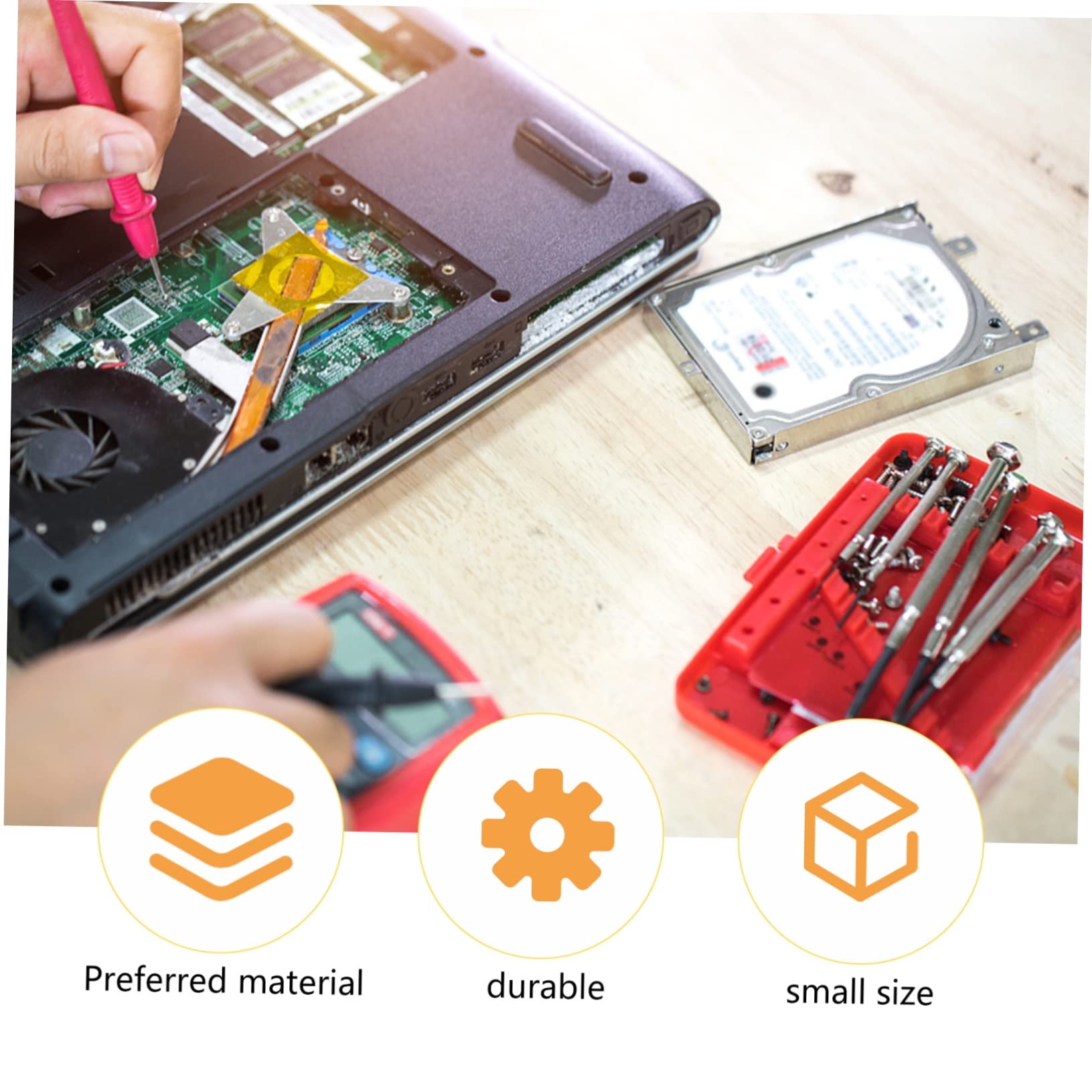 Homoyoyo 500pcs Computer Case Screws Kit - Assorted Rust-Proof Countersunk Head Replacement Screws for PC Build & Repair | Perfect for Desktop, Laptop & Server Maintenance