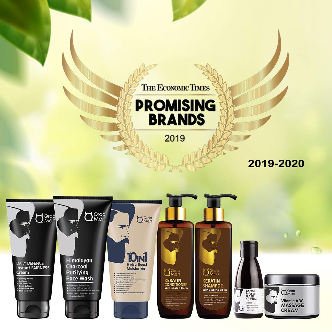 Qraa Keratin Infused Hair Serum for Dry and Damaged Hair Repair - 100ml Hair Treatment with Argan Oil & Vitamin E - Perfect for Frizzy Hair, Split Ends & Heat Protection - Salon Quality Leave-in Conditioner for Smooth & Shiny Hair