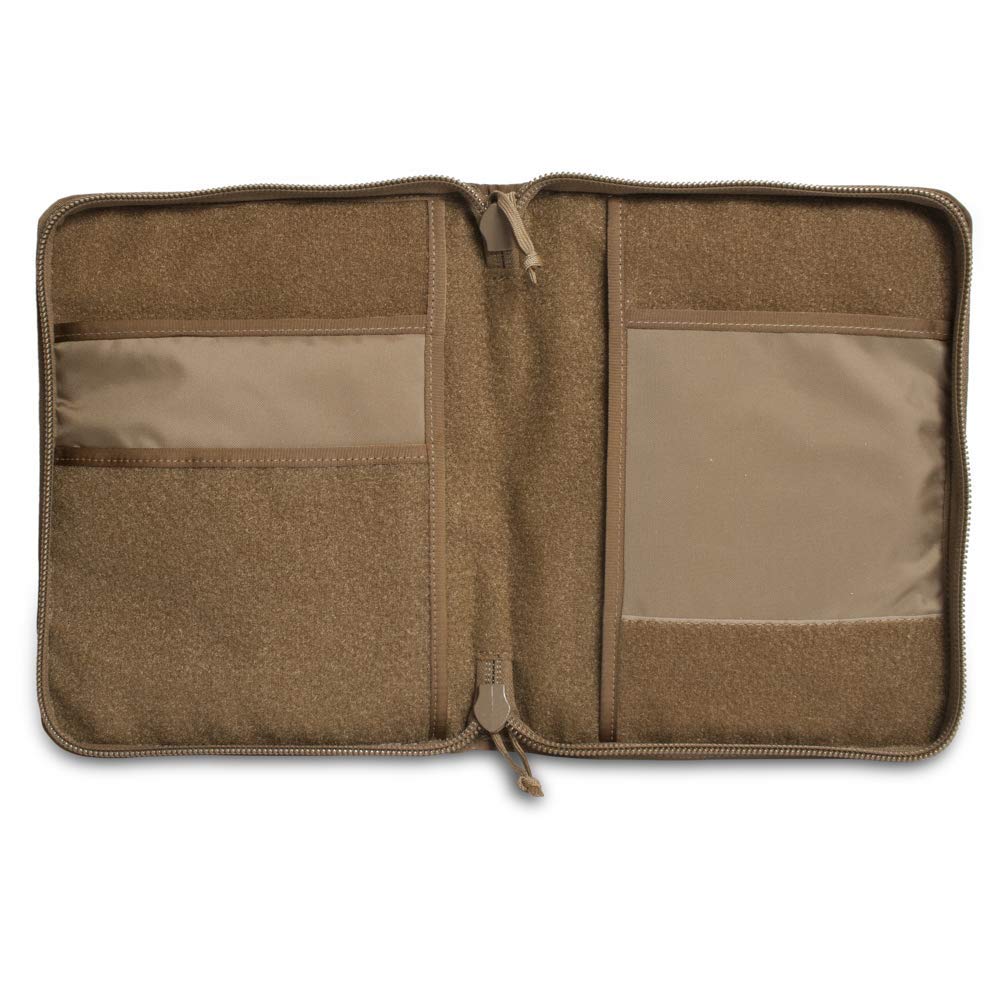 Tactical Notebook Cover - Military Grade 3-Ring Binder with Zipper for Field Operations, Map Storage & Organization | Fits 5.5” x 8.5” Paper | Durable Tactical Gear for Outdoor Adventures, Camping & Survival Scenarios