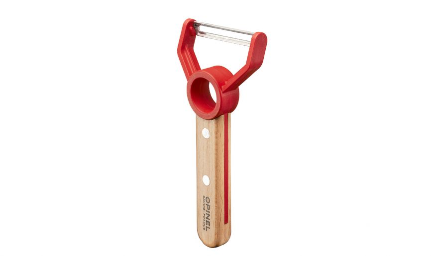 Opinel Mini Chef Kids Kitchen Knife Set - 3-Piece Safe Cooking Tools with Peeler & Finger Guard for Children | Perfect for First Cooking Lessons & Family Meal Prep