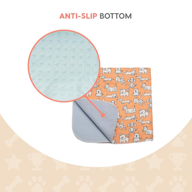 Misoko Washable & Reusable Dog Pee Pads for Puppies & Adult Dogs - Super Absorbent Training Pads for Housebreaking, Crate & Kennel Use