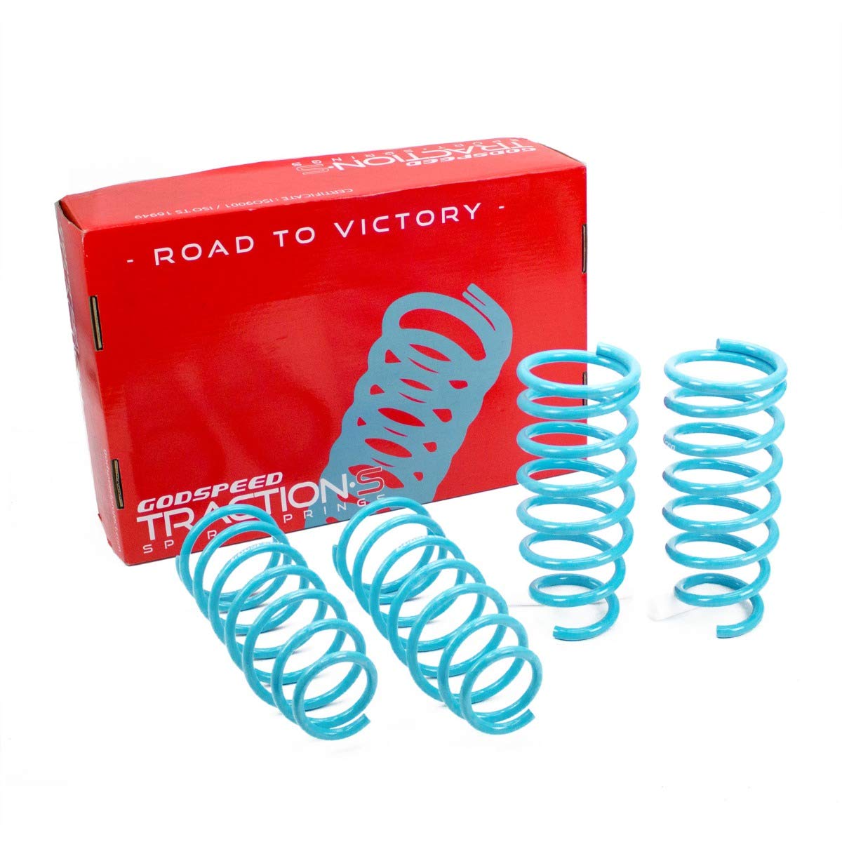 Godspeed LS-TS-MA-0008 Performance Lowering Springs - Enhance Handling & Steering for Sports Cars (Ideal for Track Racing & Street Performance Driving)