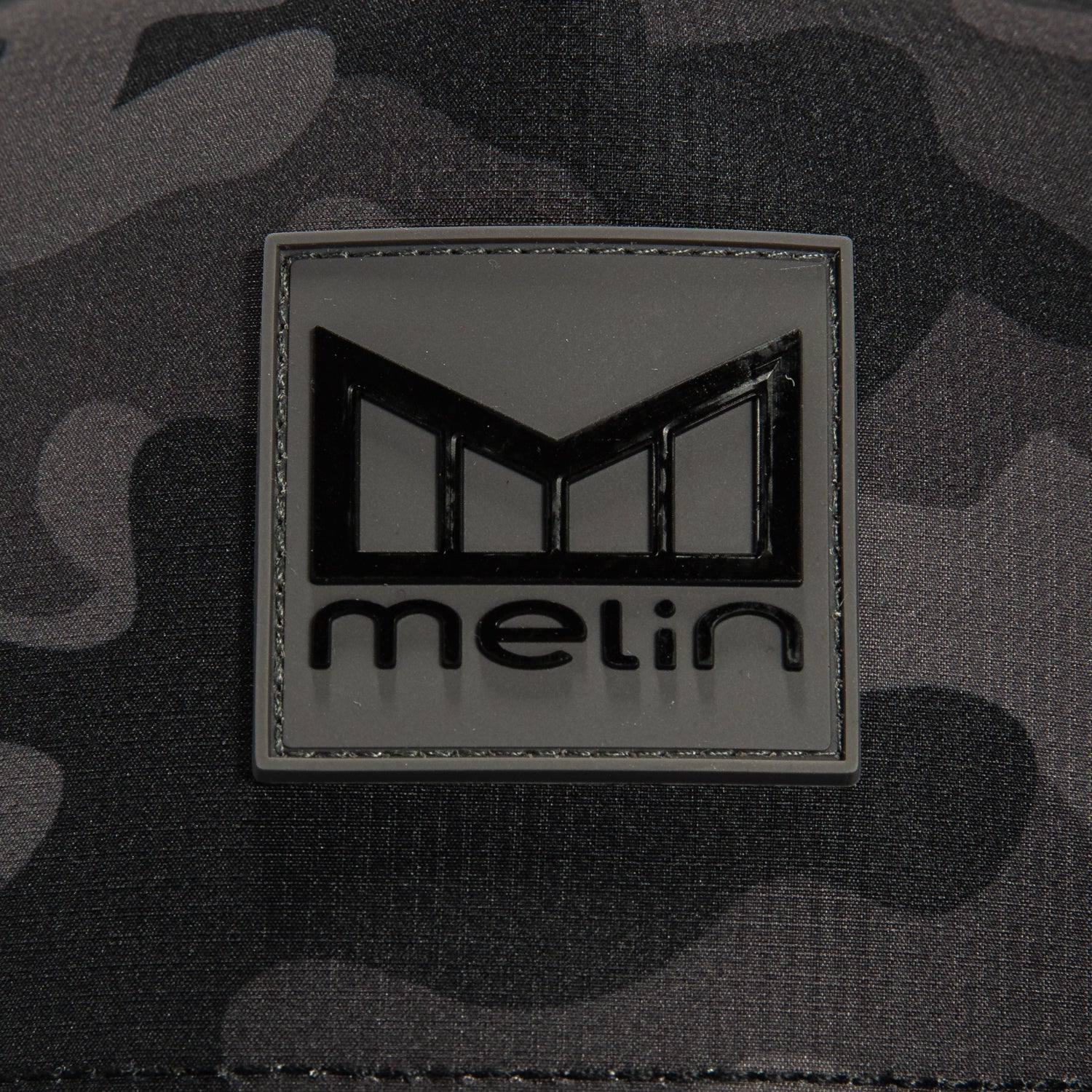 Melin Odyssey Stacked Hydro Snapback Hat - Black & Camo | Adjustable Unisex Baseball Cap for Men & Women | Perfect for Outdoor Sports, Hiking, and Casual Wear