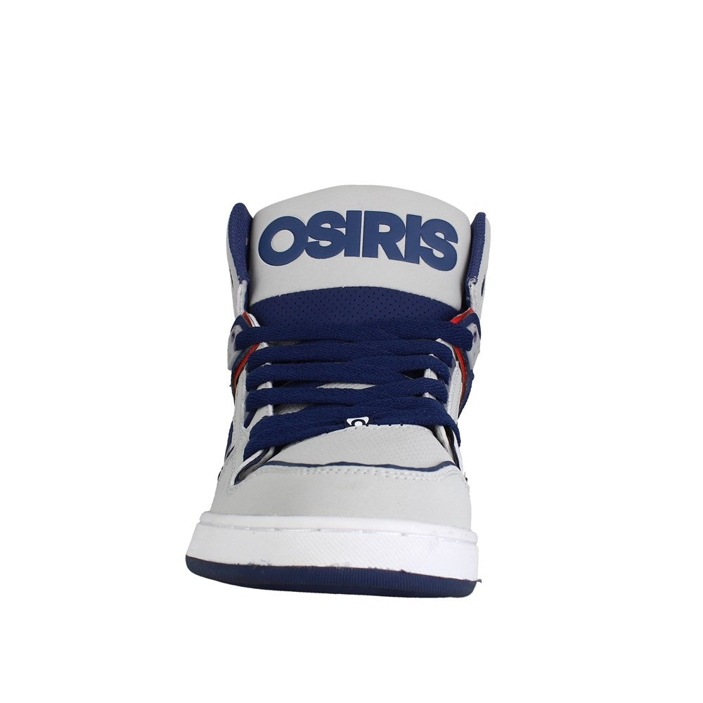 Osiris NYC 83 CLK Skate Shoes for Men - Navy/Grey/Red Colorway - Perfect for Skateboarding, Streetwear & Casual Fashion