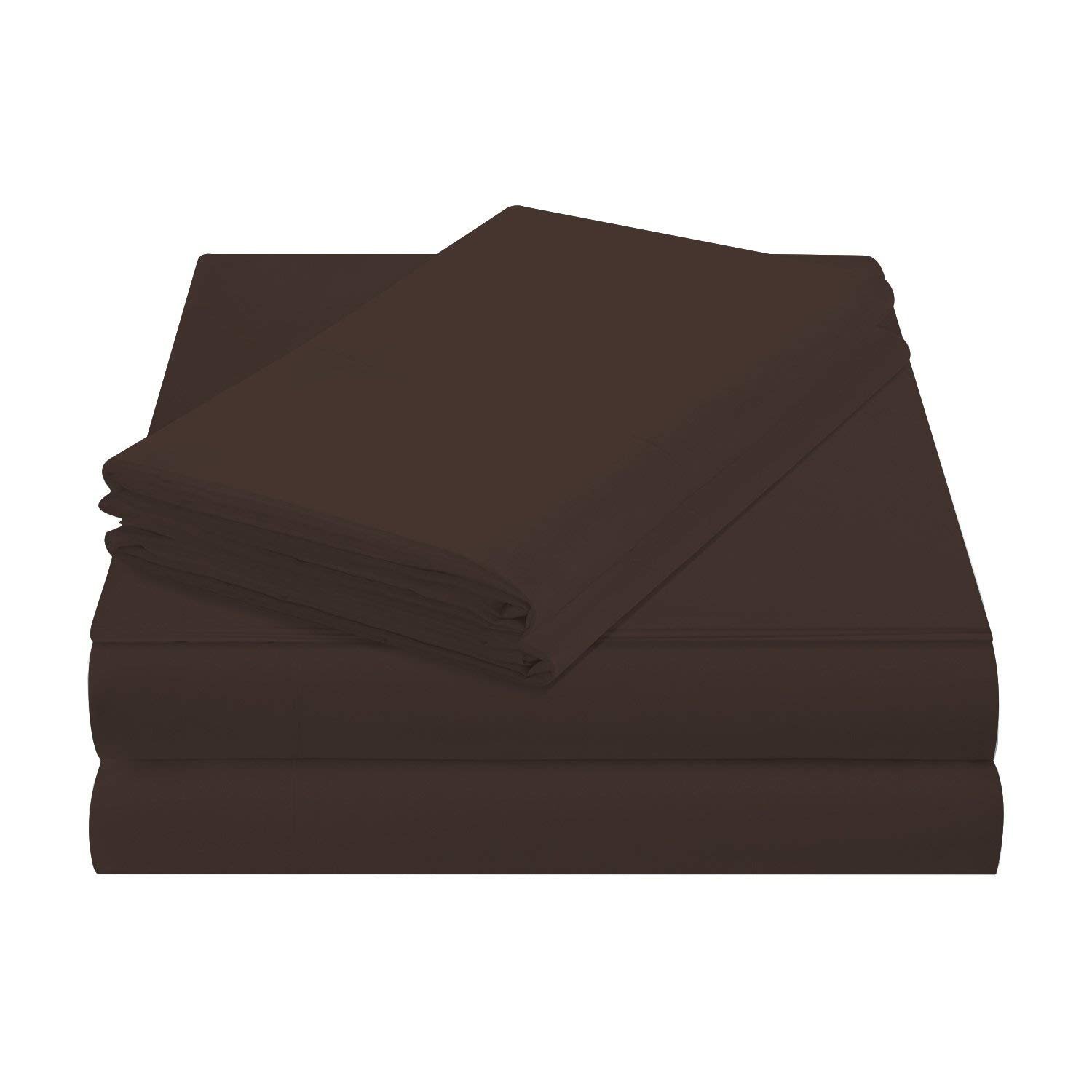 Premium 100% Egyptian Cotton Bed Sheets Set - 4-Piece Queen Size, 24