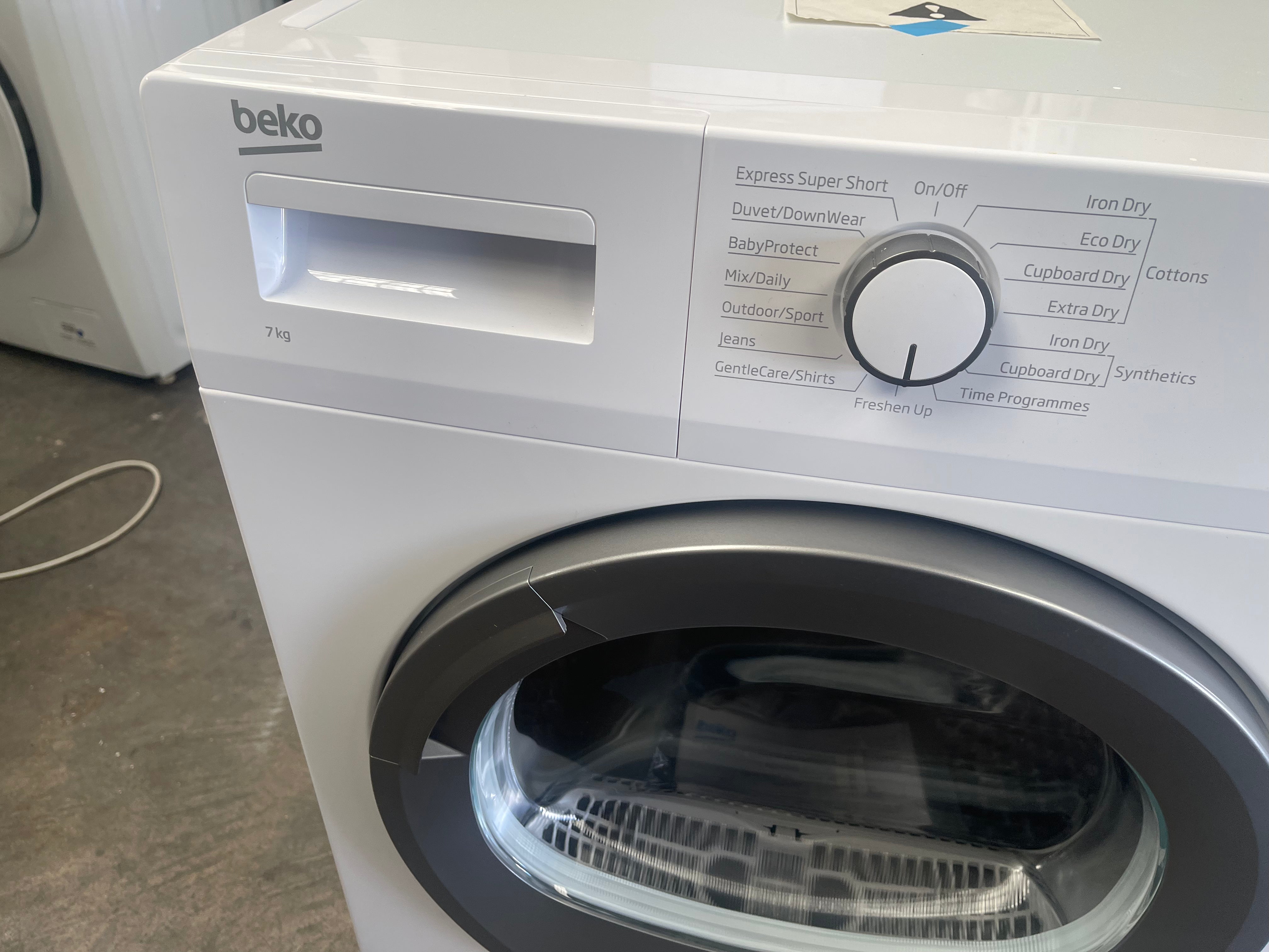 Beko BDP710W 7kg Heat Pump Dryer - Energy Efficient, Quiet & Eco-Friendly | Factory Second | Perfect for Small Apartments & Laundry Rooms