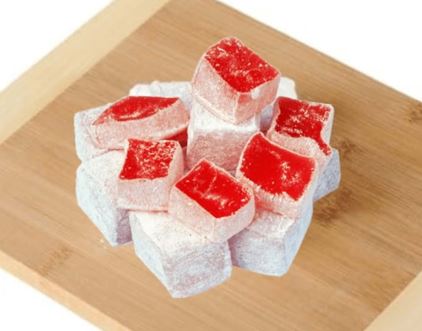 Premium Hacizade Turkish Delight with Rose Flavor | Authentic Lokum Candy | 454g Gourmet Gift Box | Perfect for Holidays, Parties & Tea Time