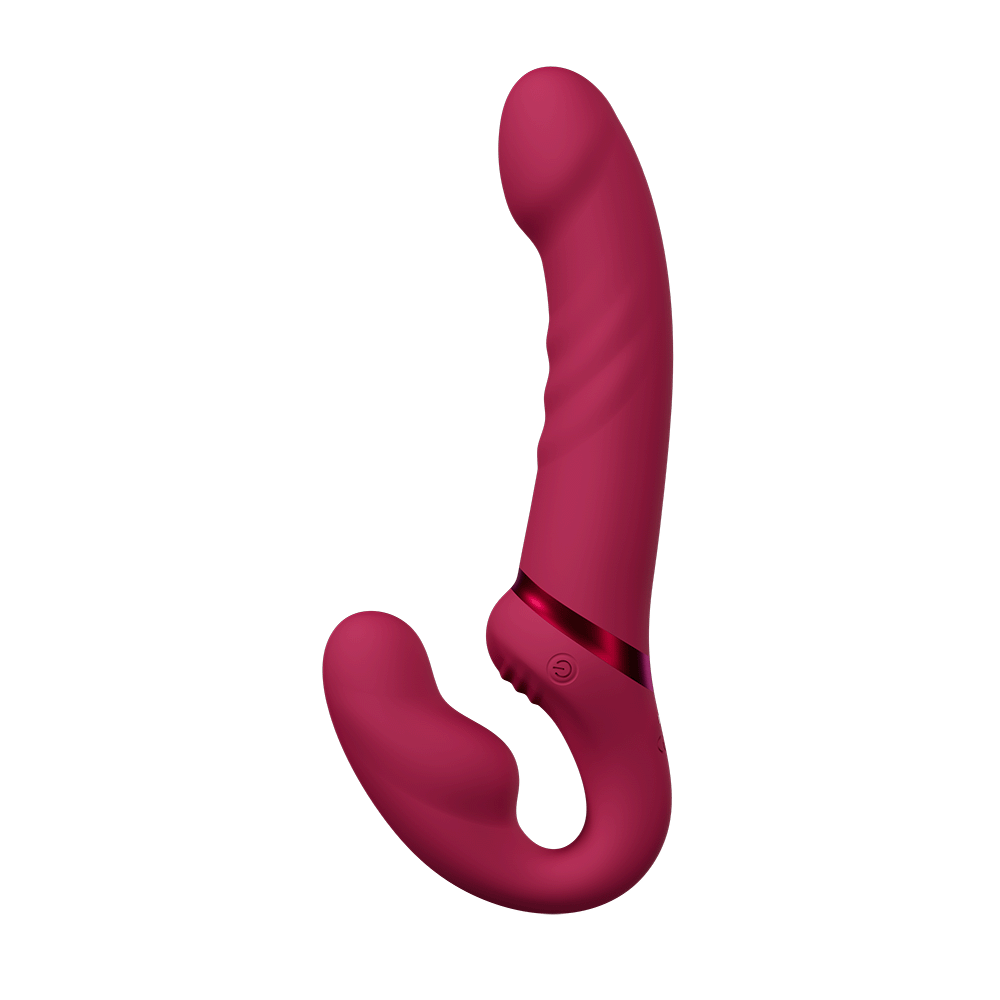 Premium Strapless Vibrating Dildo for Couples - LAPIS | Powerful Dual Stimulation, Body-Safe Silicone | Perfect for Lesbian, Solo & Partner Play