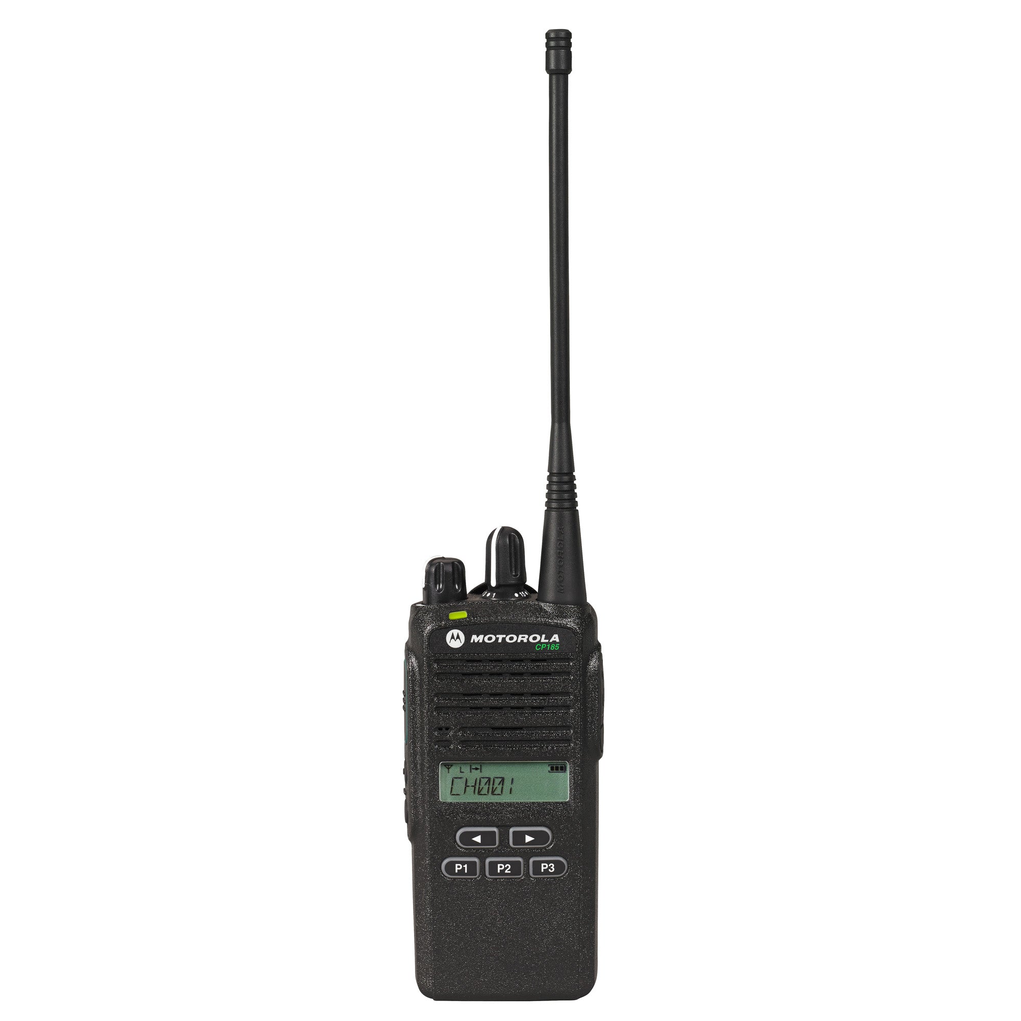 Motorola CP185 Business Radio - 4W UHF / 5W VHF, 16-Channel Two-Way Radio for Construction, Retail & Security Teams | Long-Range Communication Device