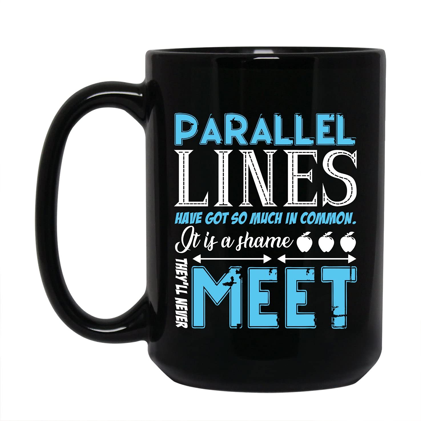 Funny Math Teacher Ceramic Coffee Mug - 15oz Black Travel Mug for Men & Women | Perfect Gift for Math Teachers, Students & Math Lovers | Great for Office, Classroom & Home Use
