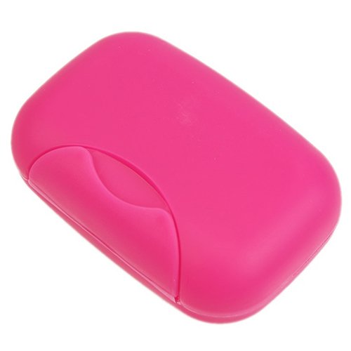 Travel Soap Holder - Plastic Soap Case for Bathroom, Hotel & Camping