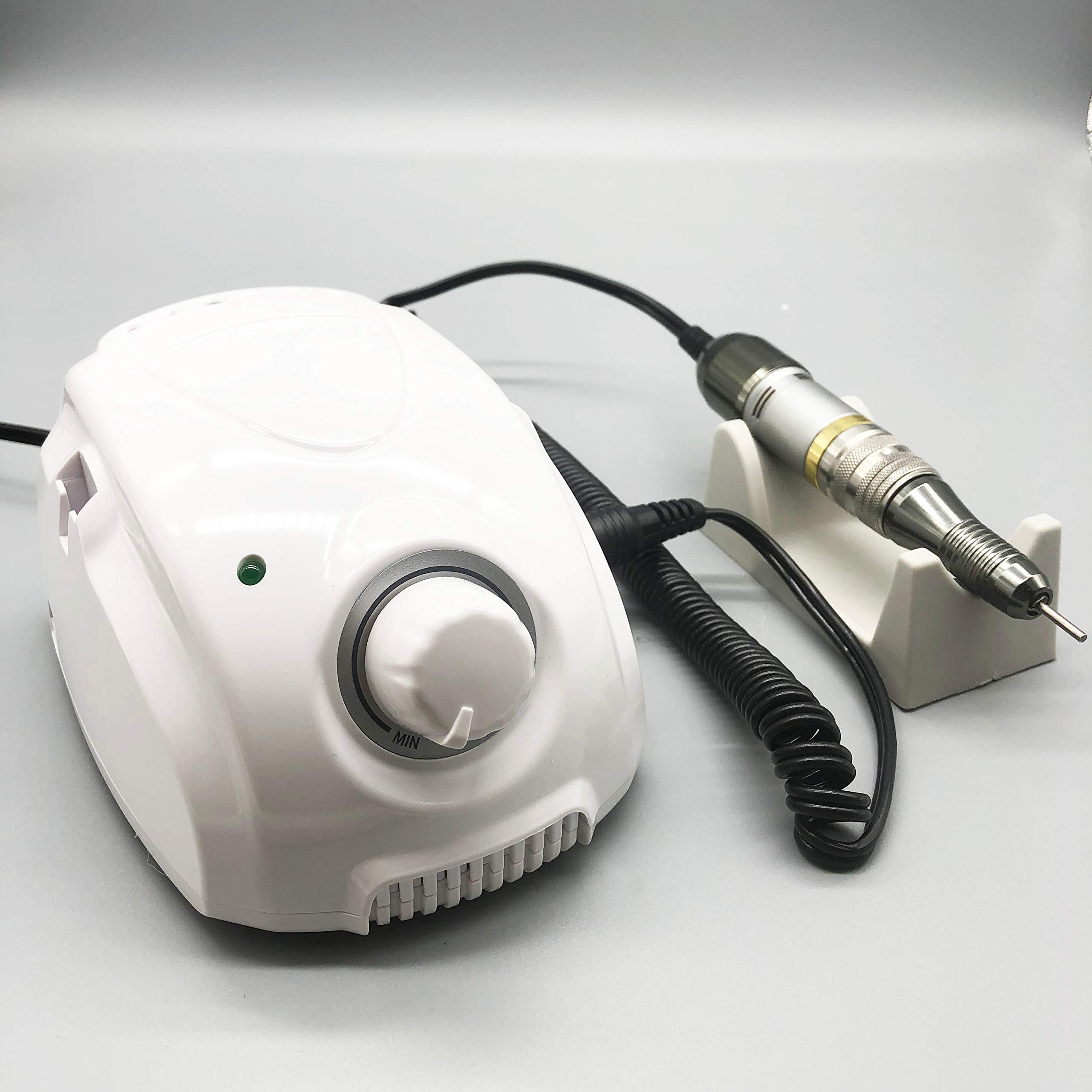 Professional Electric Nail Drill Machine with Strong Marathon Control Box & Nail Cutter Bits - High-Speed Micromotor for Manicure, Pedicure & Nail Art - Perfect for Salon, Home Use & DIY Nail Care