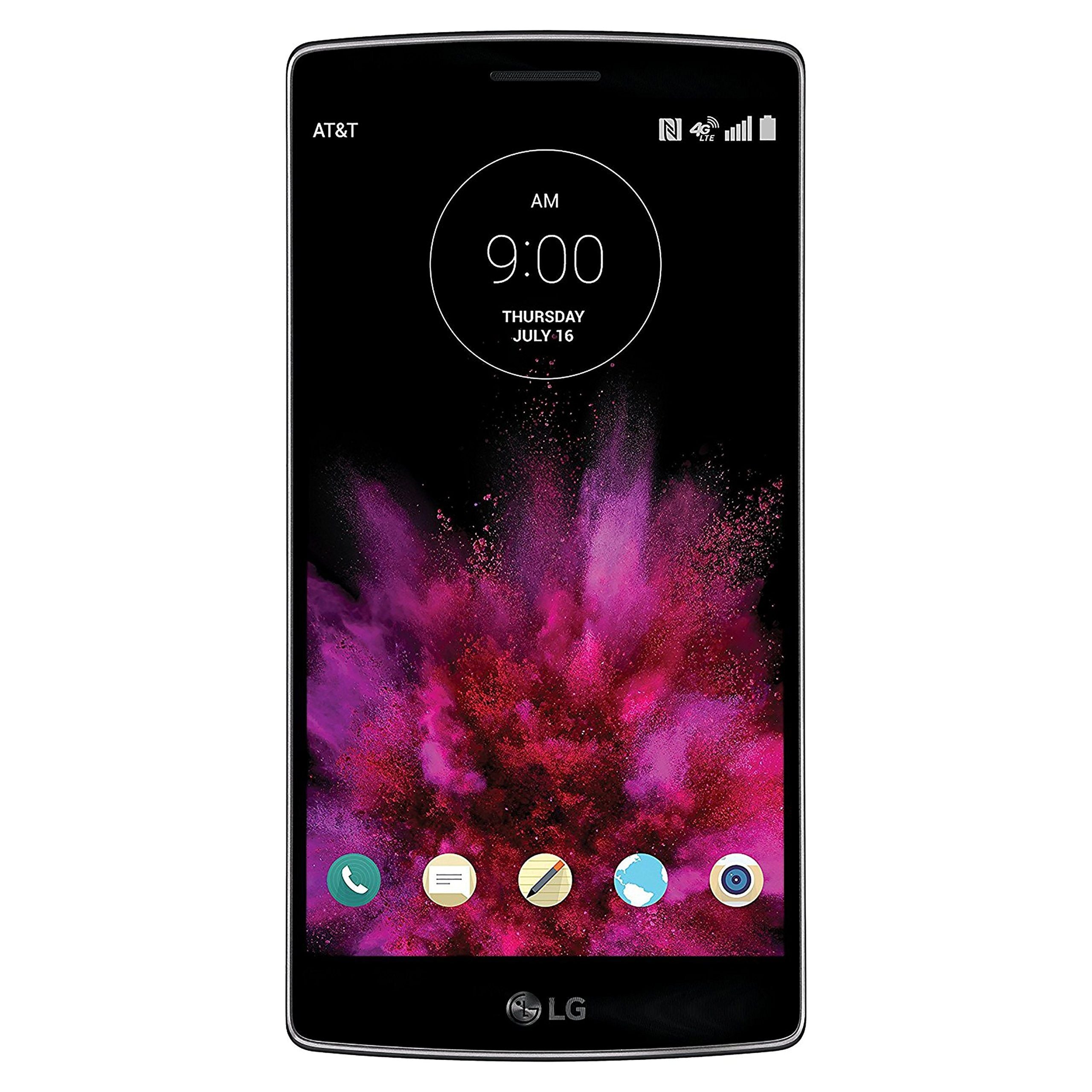 LG G Flex 2 H950 32GB Smartphone - Platinum Silver (AT&T GSM Unlocked) - Curved Display, Durable Design for Active Lifestyles & Business Professionals