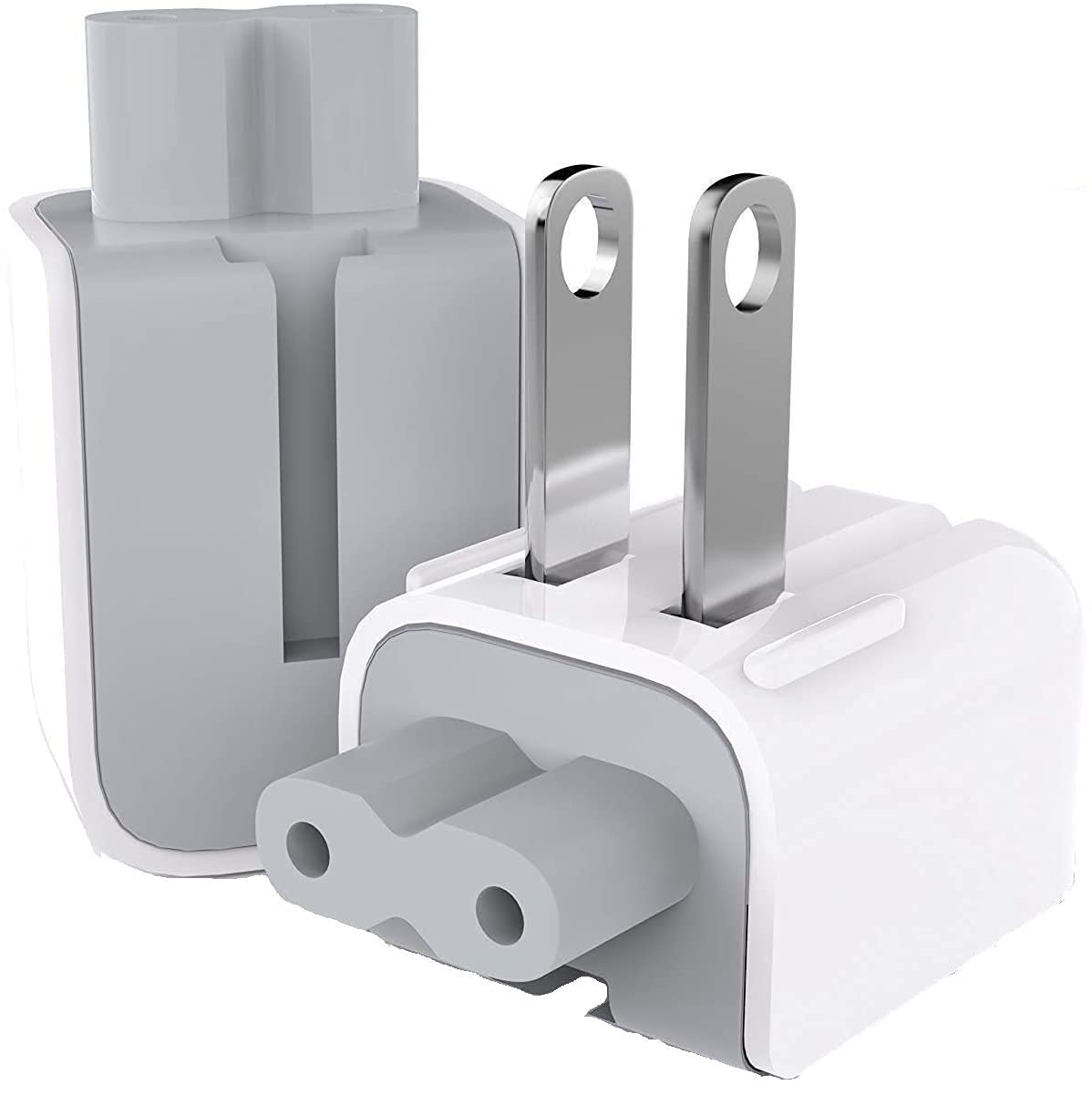 WESAJJ Mac AC Power Adapter - US Wall Folding Plug Duck Head Charger (2 Pack) - Compatible with MacBook Pro/Air, iBook, iPhone, iPod | Portable Charging Solution for Home, Office & Travel