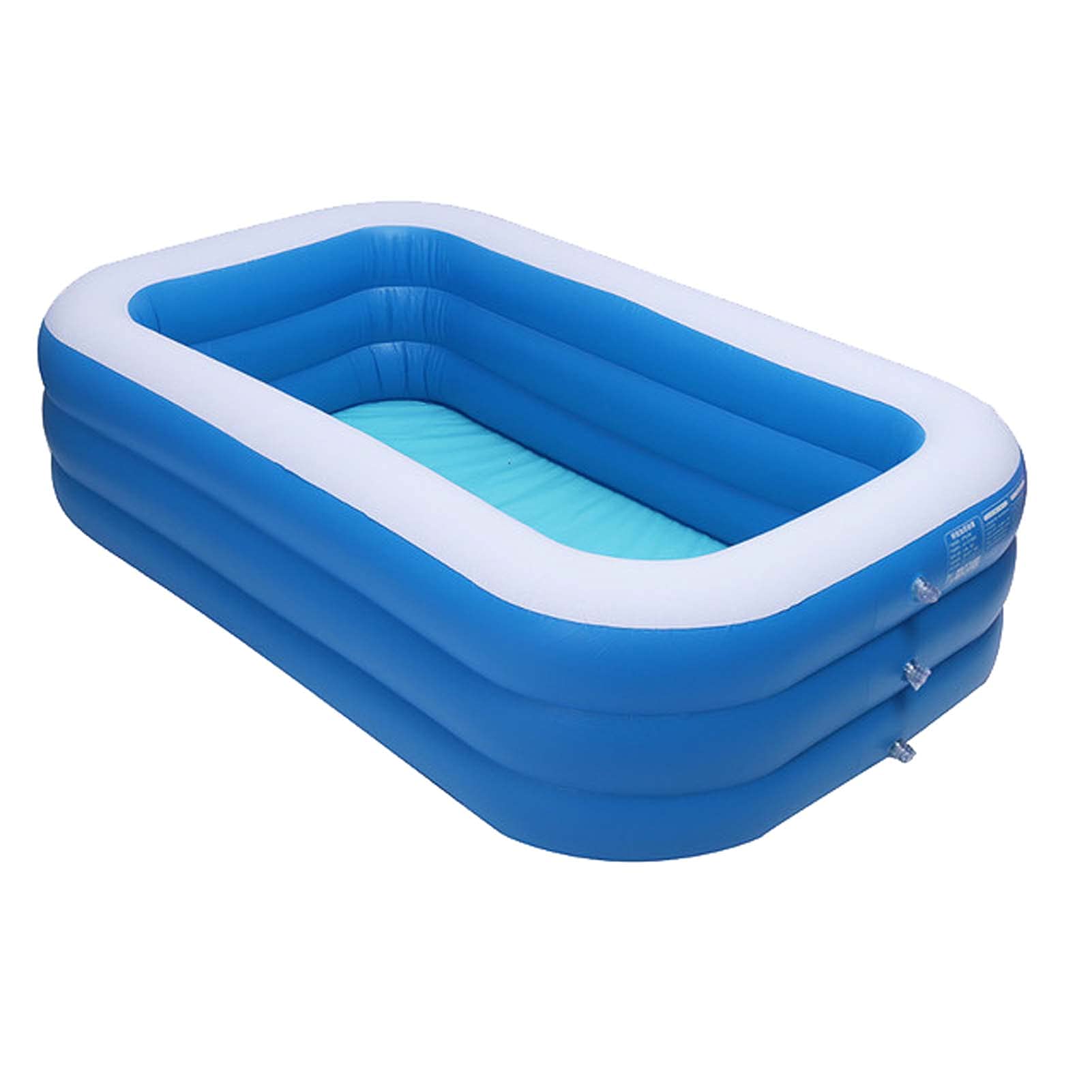 Best Inflatable Swimming Pool for Kids & Adults - 71x51x24 Inch Large Family Blow Up Pool, Thickened Durable Above Ground Kiddie Pool - Perfect for Backyard Fun, Summer Parties & Outdoor Relaxation