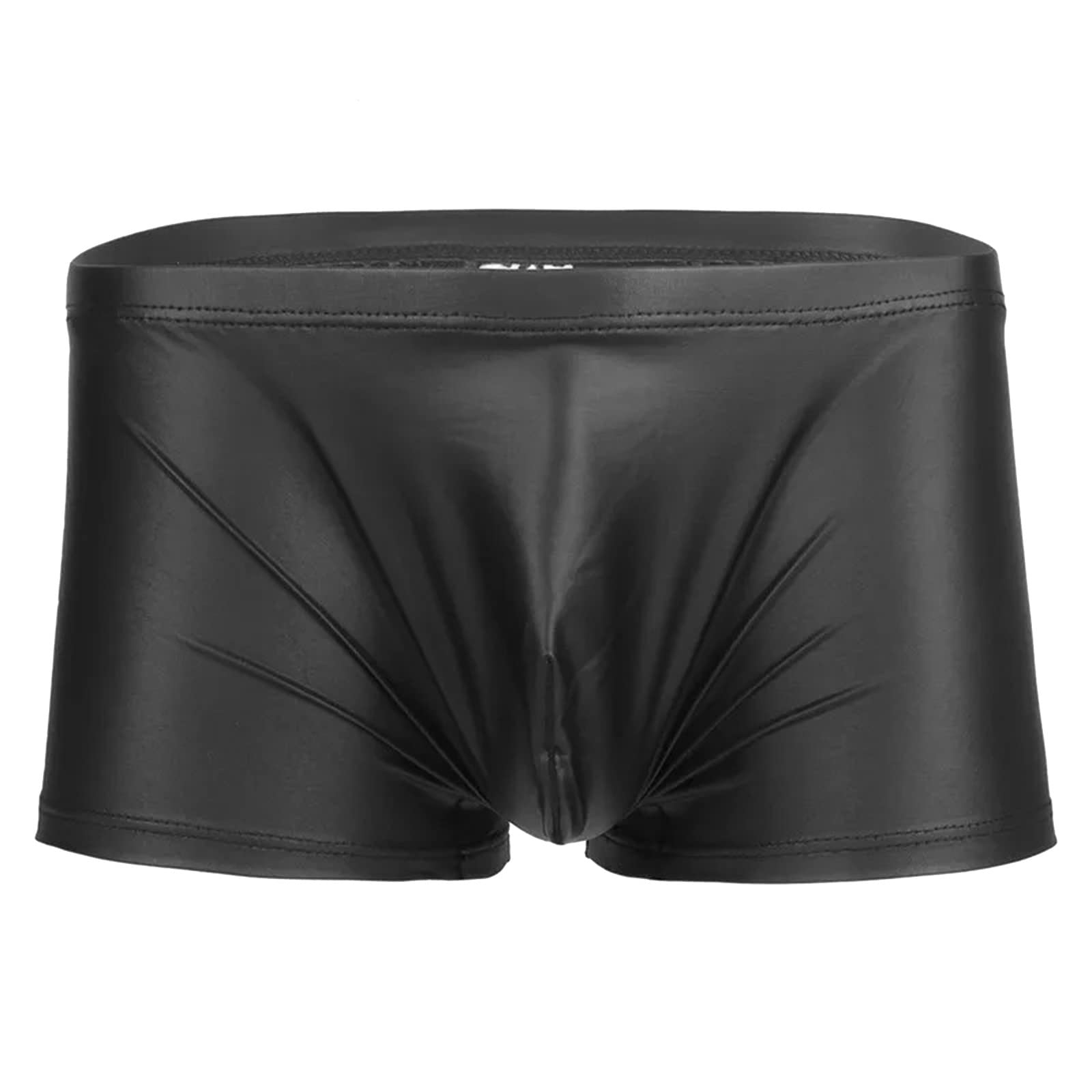 YUHAOTIN Men's Four Seasons Leather Underwear Shorts - Soft, Sexy, Comfortable Cock Sling Pants for Everyday Wear and Intimate Moments