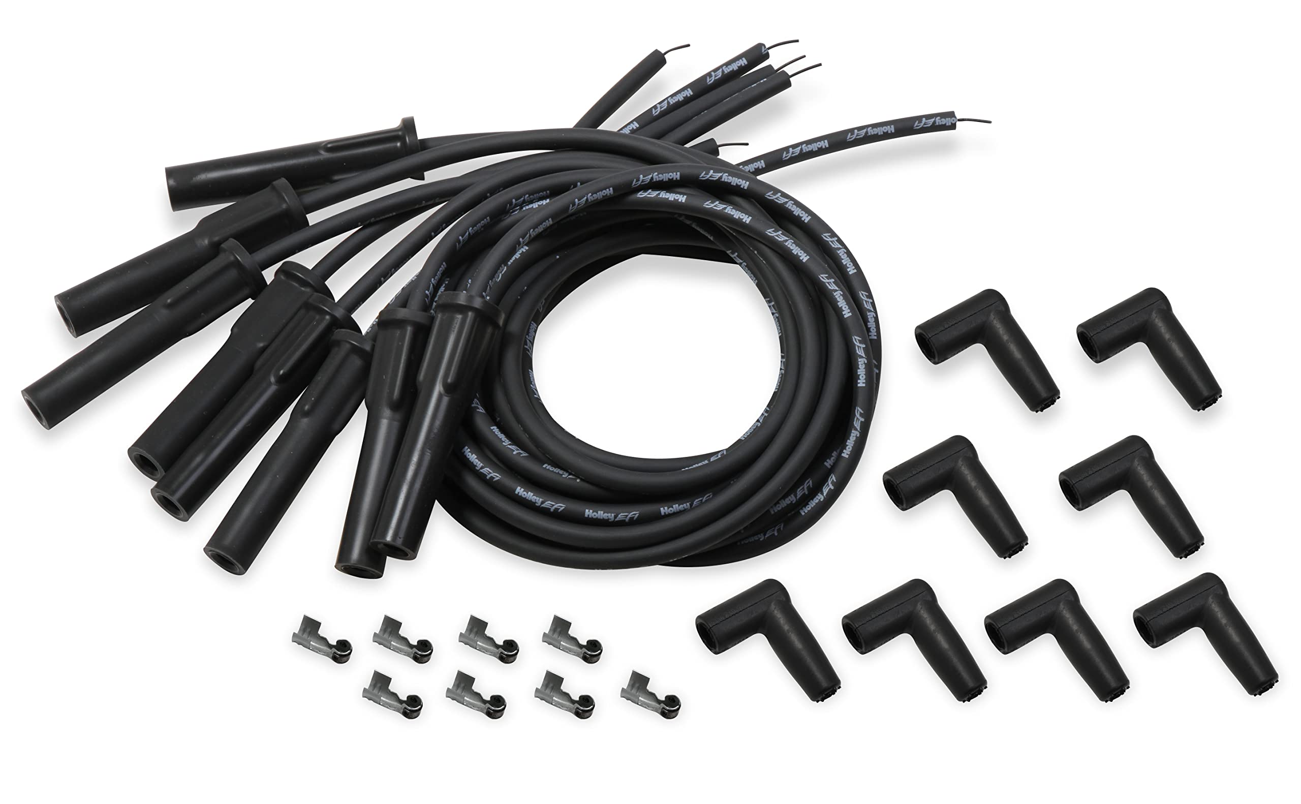 Holley EFI 561-113 LS Spark Plug Wire Set - Cut to Fit for LS Engines - High Performance Ignition Wires for Racing, Street Rods & Custom Builds
