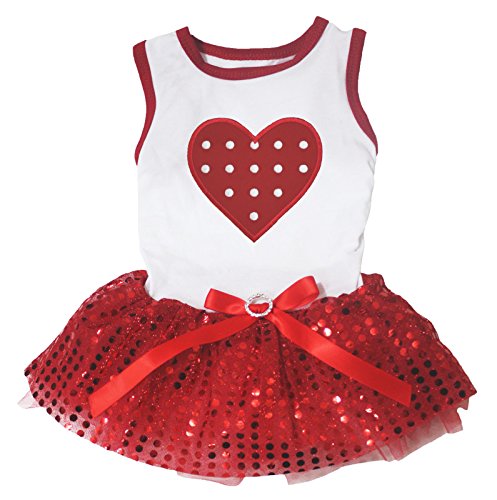 White/Red Sequins
