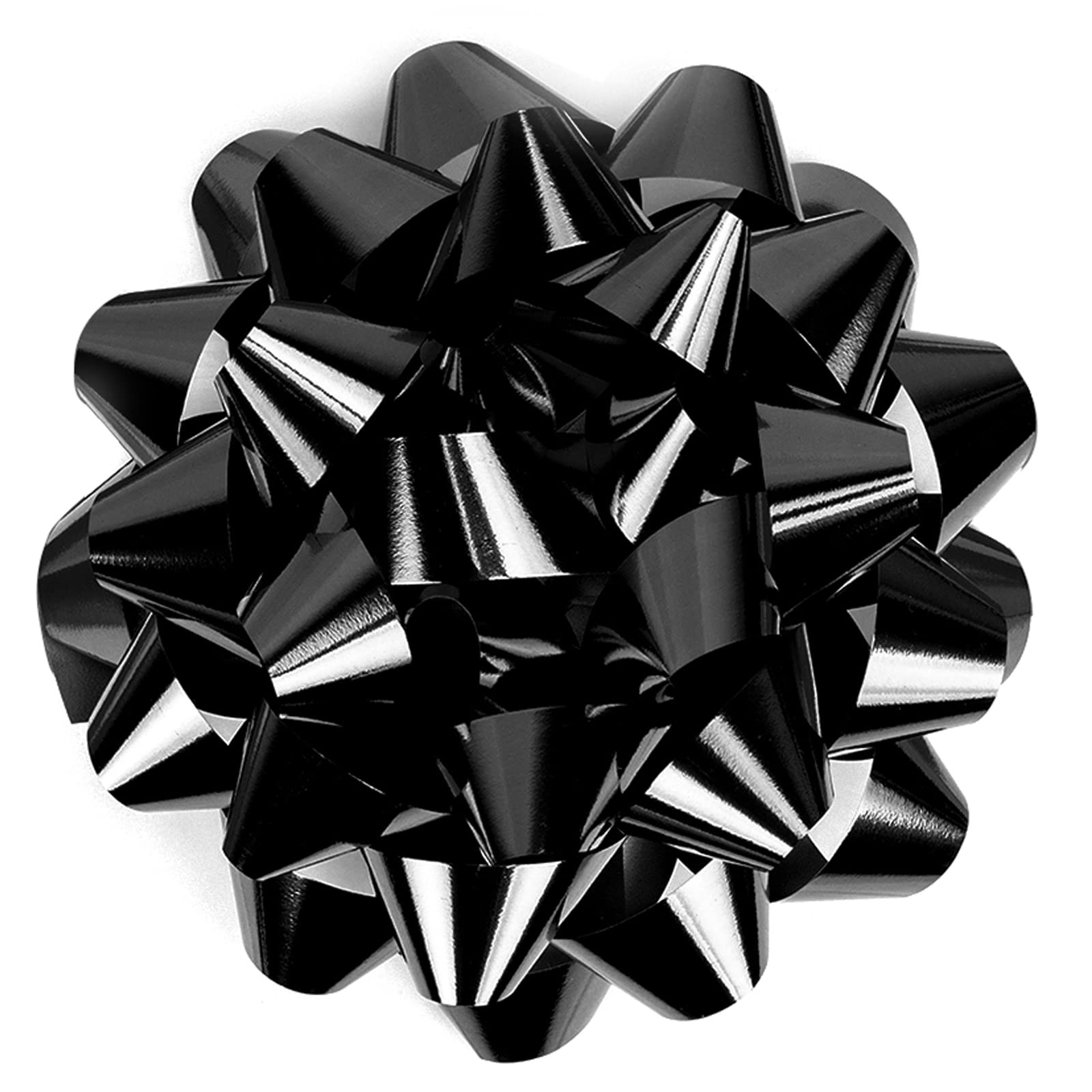 MAYPLUSS 9 Inch Gift Bows - Pack of 1 Black Decorative Ribbon Bows for Birthday Christmas Holiday Party Favors & Gift Wrapping Decorations - Perfect for Present Boxes, Wedding Favors, and Home Decor