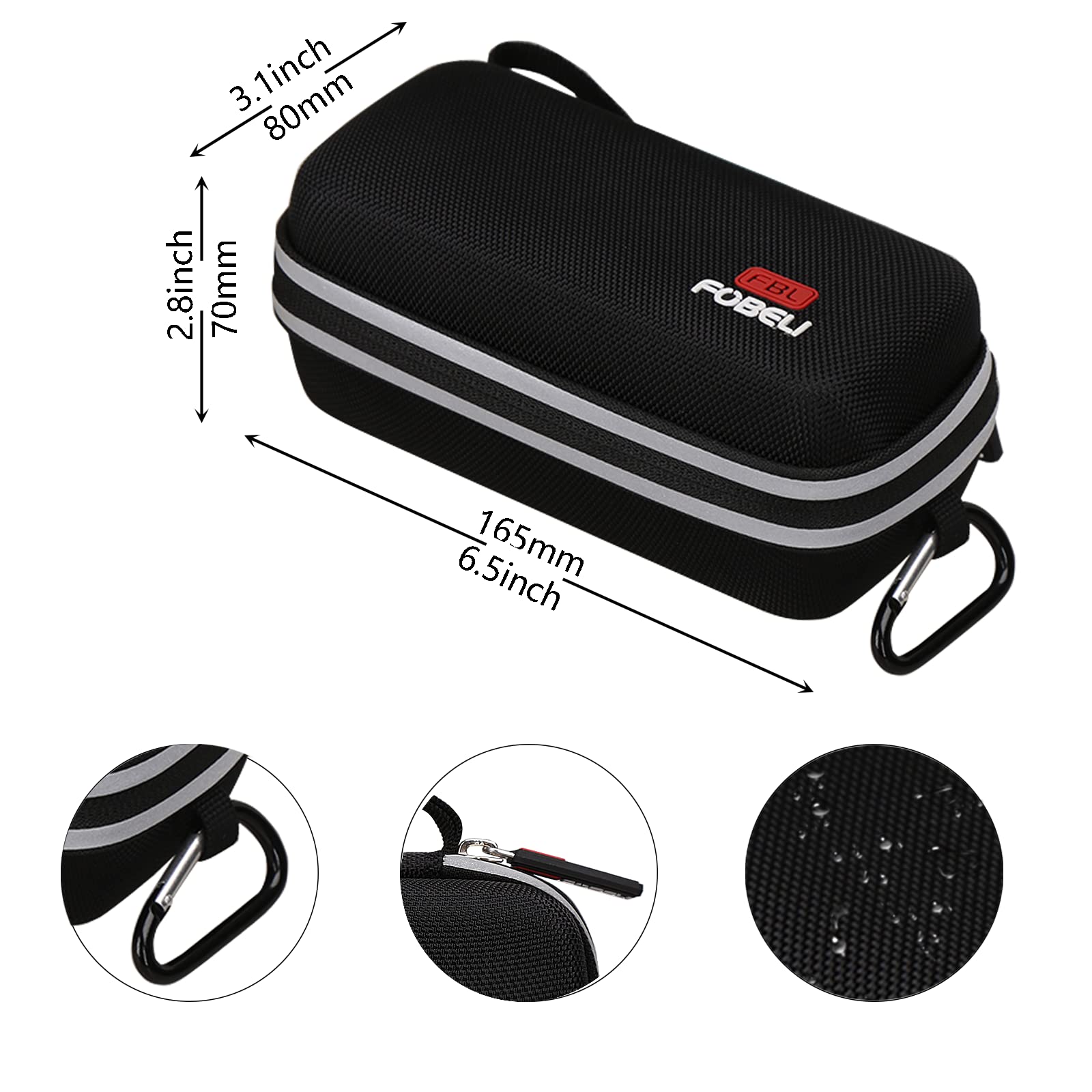 Vortex Optics Solo R/T 8x36 Monocular Hard EVA Carrying Case - Shockproof Travel Storage Bag for Hunting, Hiking & Outdoor Adventures (Case Only)