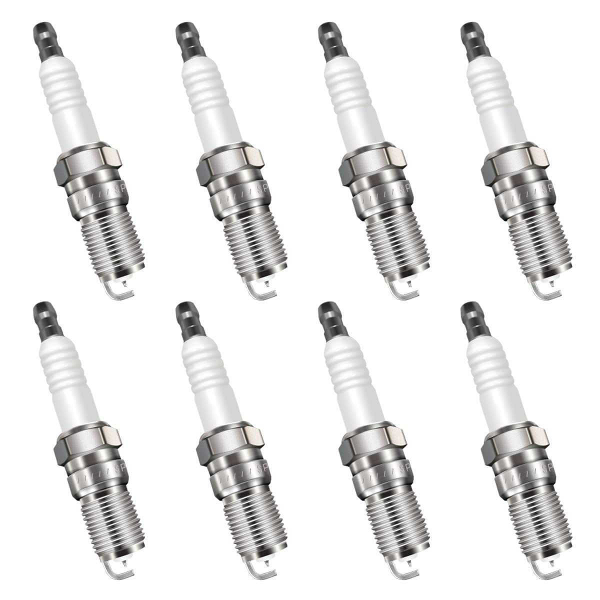 8-Piece DG508 Yellow Boot Ignition Coil & SP479 Iridium Spark Plugs Set - Compatible with Ford F150, F250, Crown Victoria, Expedition, Lincoln, Mercury - Replacement for DG491 FD503 - Perfect for Engine Performance Upgrade & Tune-Up