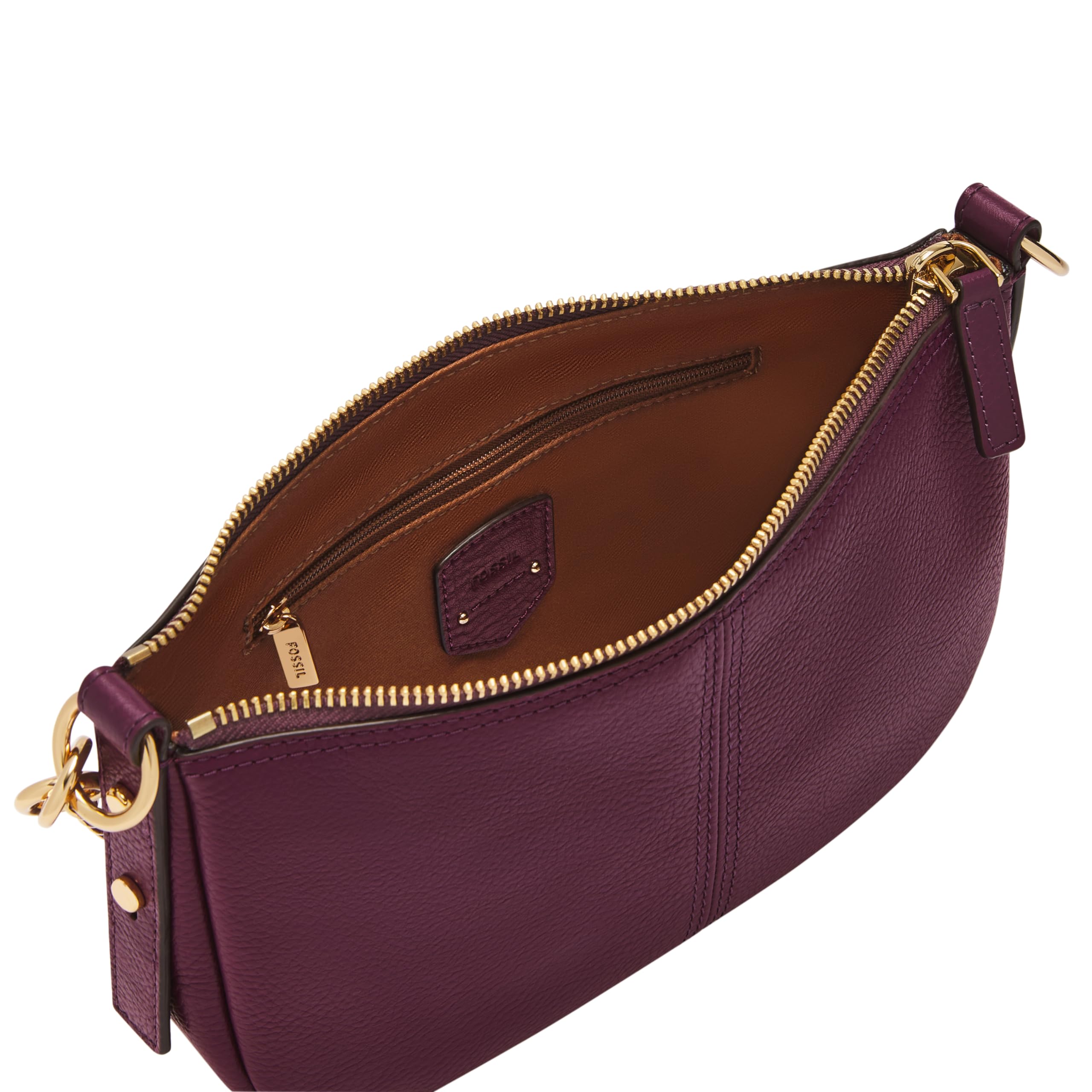 Fossil Women's Jolie Leather Small Shoulder Bag Purse - Stylish Crossbody Handbag for Everyday Use, Work & Travel | Genuine Leather Fashion Accessory
