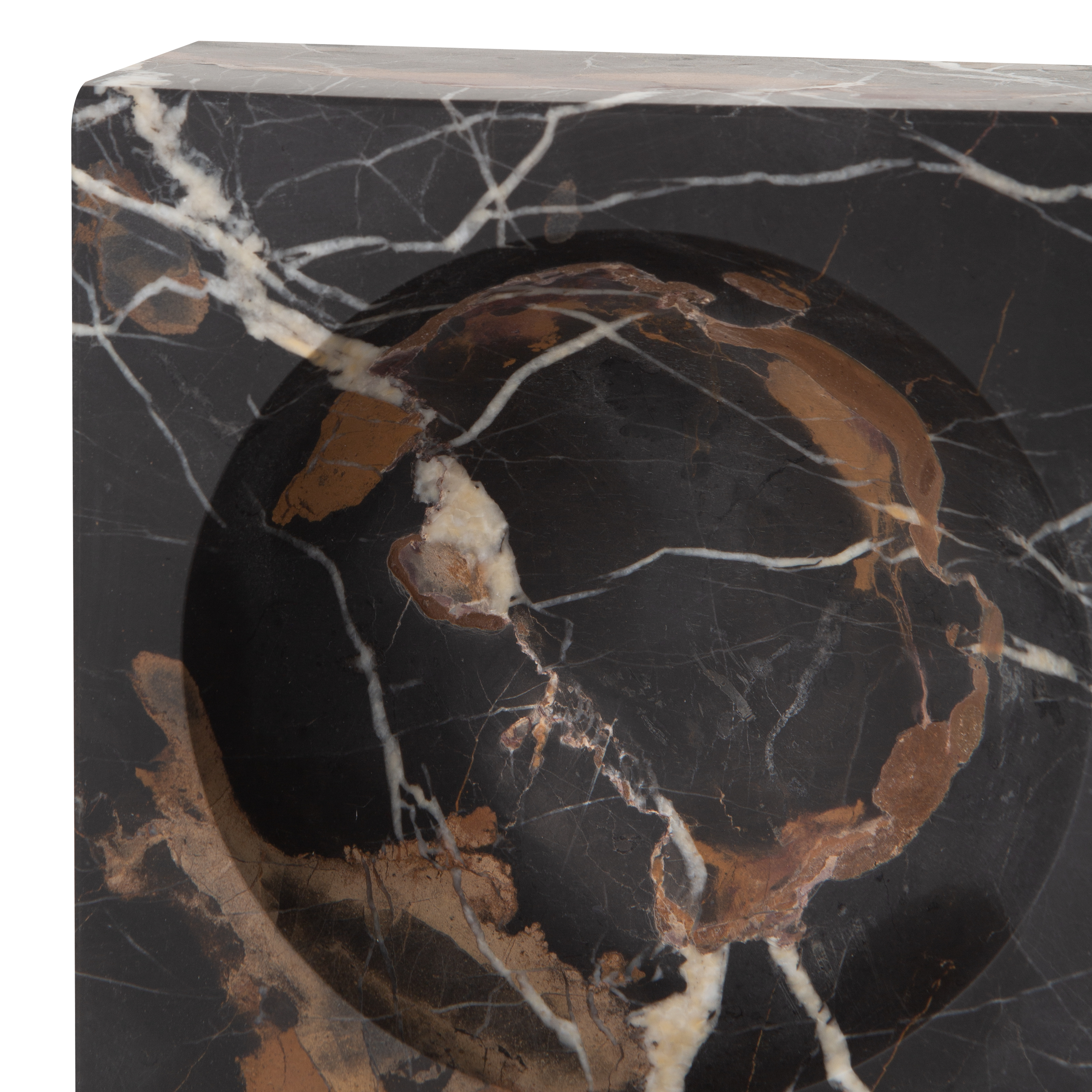 Elegant Marble Square Bowl - Handcrafted Stone Serving Dish for Fruits, Nuts & Decor | Perfect for Dining Table Centerpiece, Wedding Gift & Home Decor