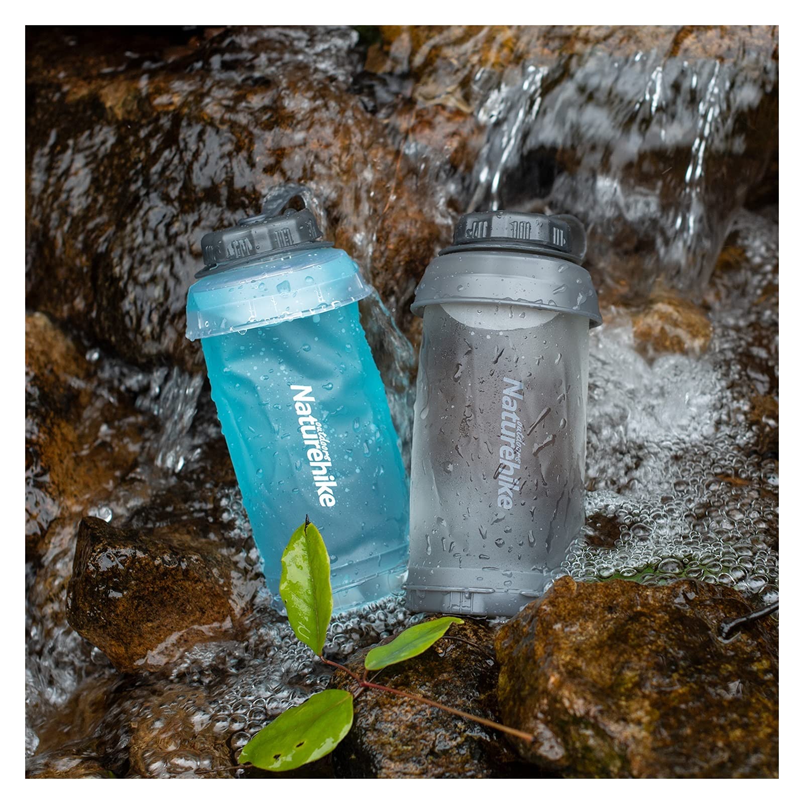 Foldable Sports Water Bottle - Portable Collapsible Cup for Outdoor Camping, Hiking, Cycling & Fitness | Leak-Proof Travel Drinkware for Gym, Running & Adventure Activities