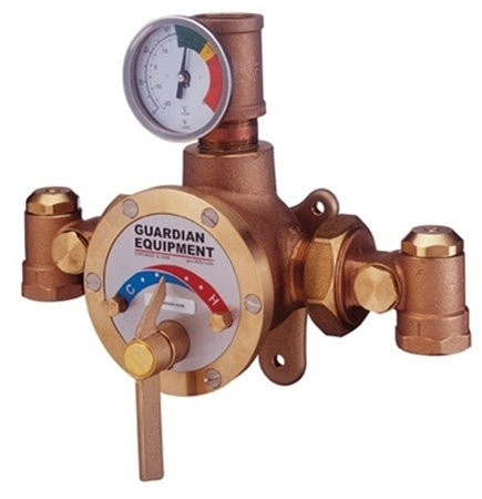 Guardian G3900LF Water Tempering Valve - 81 GPM Capacity for Home & Commercial Plumbing Systems - Perfect for Showers, Sinks & Water Heaters
