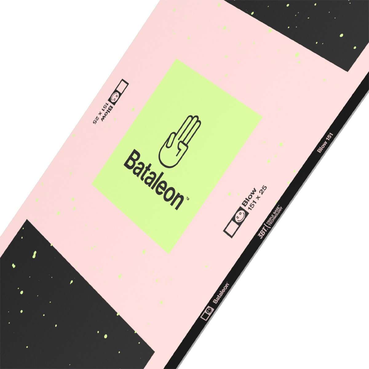 Bataleon Blow Snowboard 2024 - All-Mountain Freestyle Snowboard for Men & Women | Perfect for Powder, Park & Freeriding | Lightweight & Durable Design for Advanced Riders