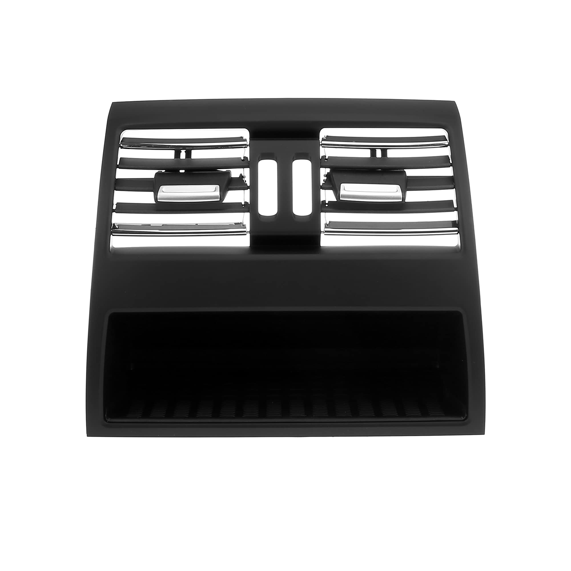 X AUTOHAUX Chrome A/C Vent Grille for BMW 5 Series F10 F18 (2010-2017) - Replacement Air Conditioner Outlet Vent Cover 64229172167 - Rear Side Ventilation Upgrade - Perfect for Summer Cooling & Interior Customization