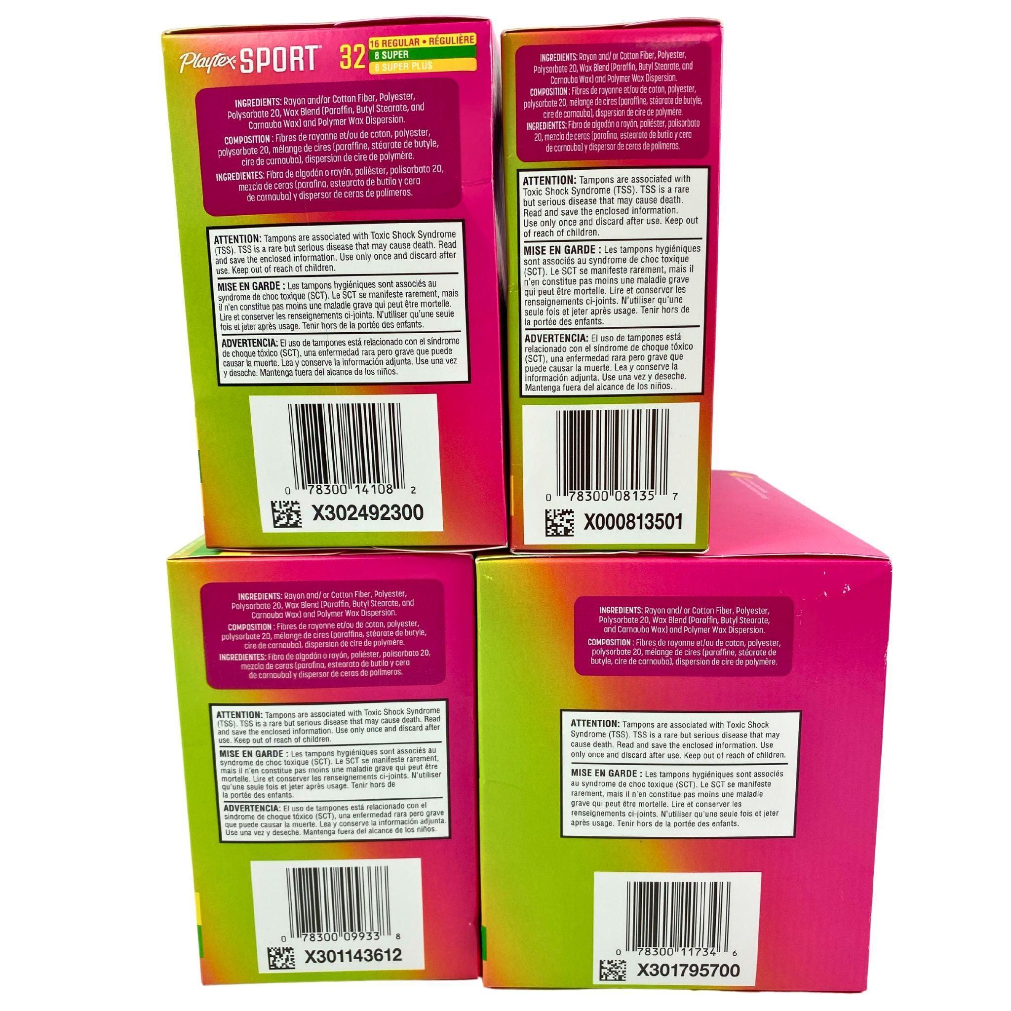 Playtex Assorted Tampons Mix - 46 Count Variety Pack | Unscented Tampons for Women | Comfort & Protection for Active Lifestyles, Sports & Travel