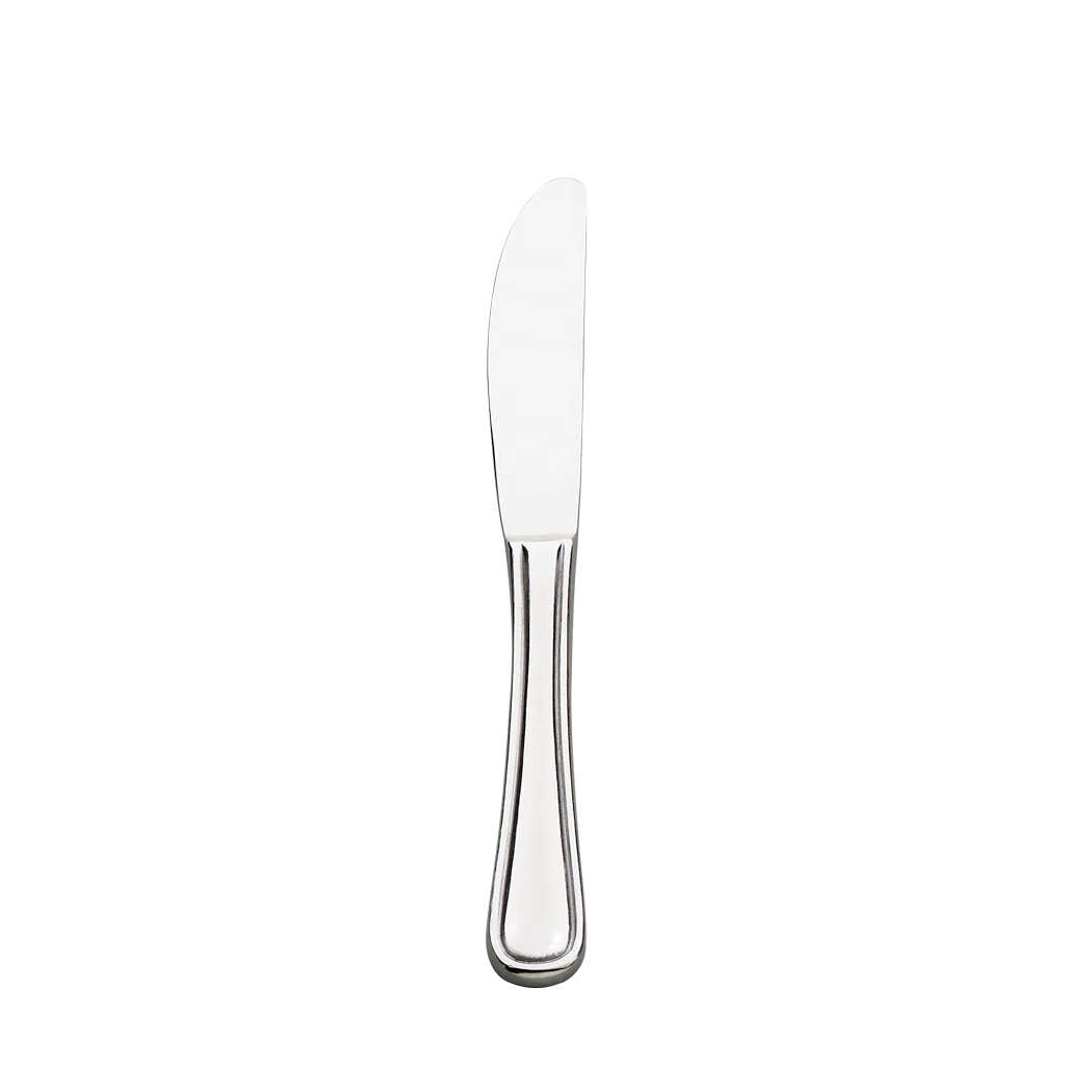 Browne Concerto Dessert Knife Set - 12 Pack Stainless Steel Cake Knives for Parties, Weddings & Catering | Elegant Pastry & Dessert Serving Utensils