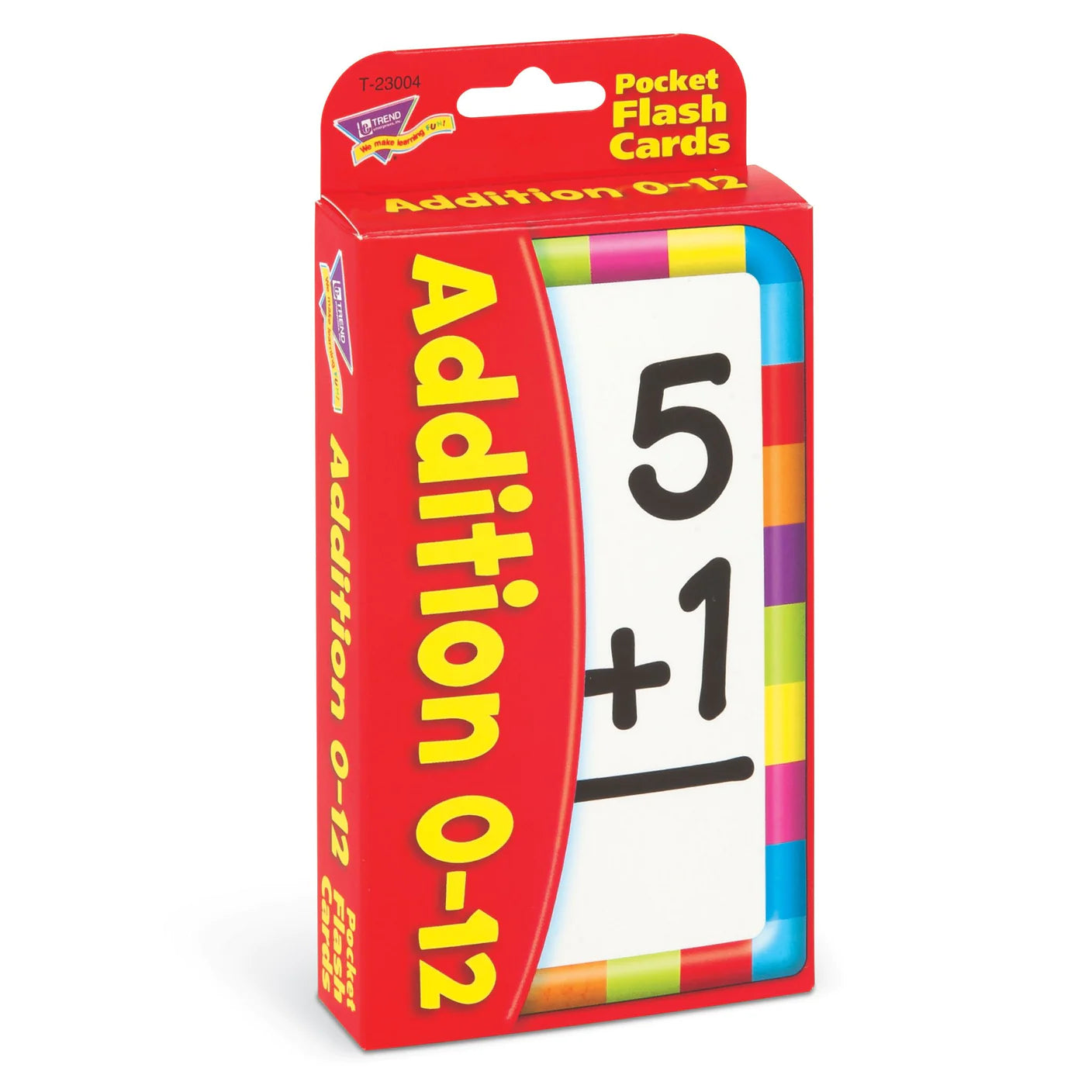 Addition 0-12 Pocket Flash Cards - Math Learning Tools for Kids | Perfect for Classroom, Homeschool & Travel Learning Activities