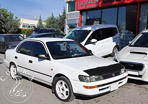 1993-1997 Toyota Corolla Car Bonnet Mask Hood Bra - Protective Cover for Front Hood - Perfect for Road Trips & Car Shows