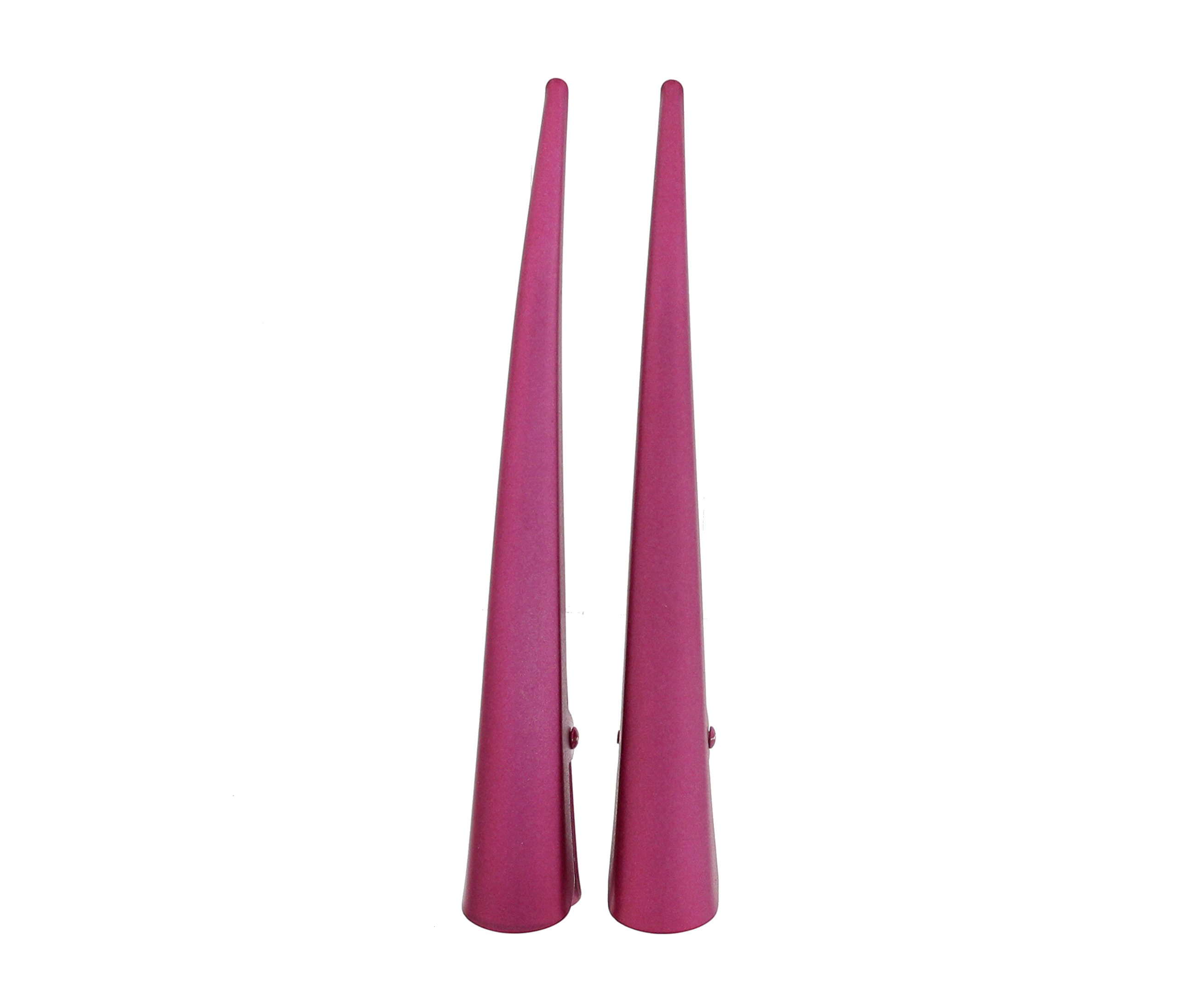 Zac's Alter Ego Long Beak Hair Clips - 12.5cm Matte Dark Fuchsia Pink Hair Accessories for Women | Perfect for Ponytails, Braids and Updos