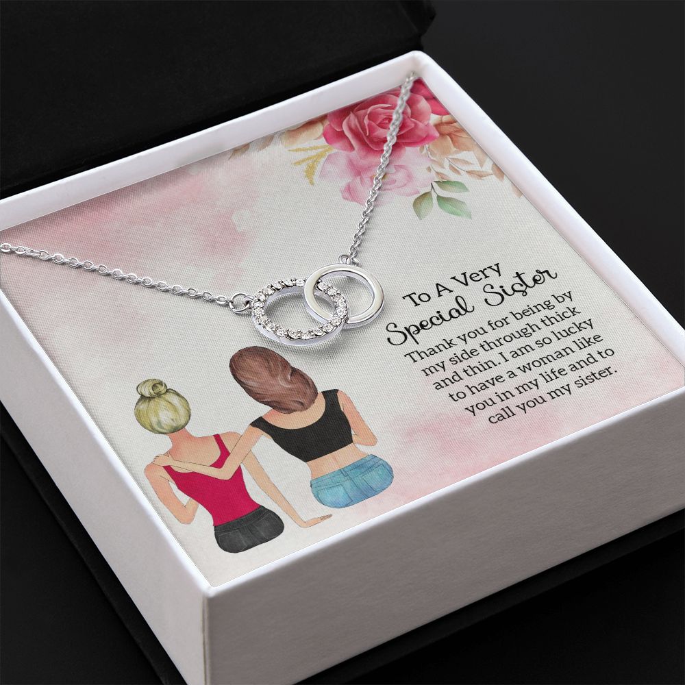 Soul Sister Perfect Pair Necklace - Best Birthday & Christmas Gift for Sister - Ideal for Sisterhood Celebrations, Anniversaries & Special Occasions