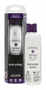 Amana EDR1RXD1 Everydrop Refrigerator Water Filter Replacement - 1 Pack - Reduces Contaminants for Clean Drinking Water - Perfect for Refrigerators, Ice Makers & Water Dispensers
