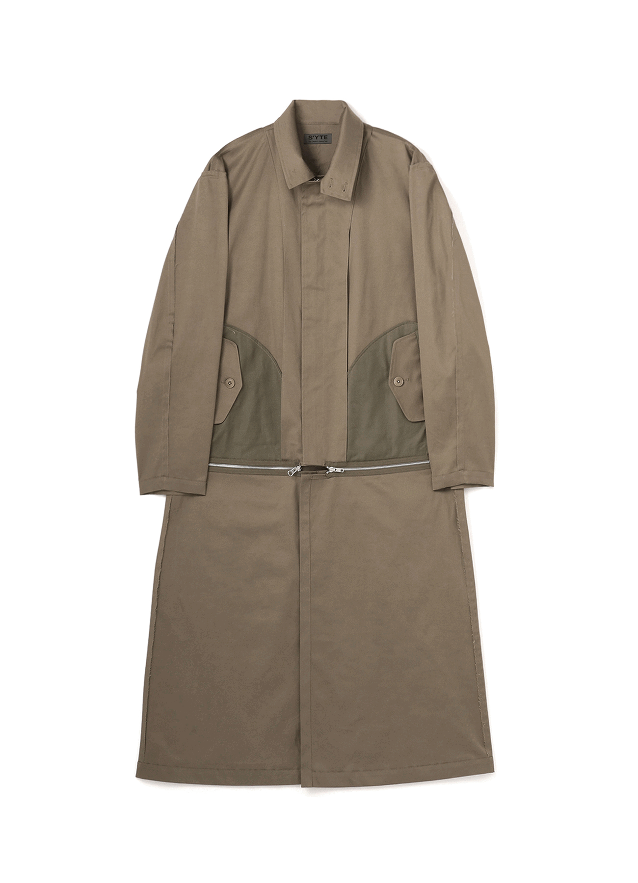 60/2 Cotton Gabardine Stretch Work Dress with Inside Out Untied Seam Design - Perfect for Office, Business Meetings & Professional Women's Workwear
