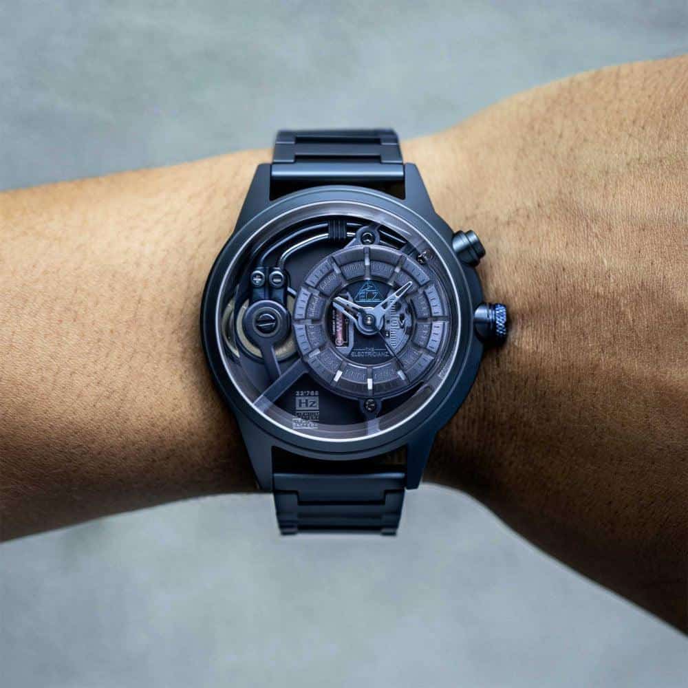 The Electricianz Watch (45mm) - The Blue Z - Stylish LED Digital Watch for Men & Women - Perfect for Nightlife, Parties, and Outdoor Adventures