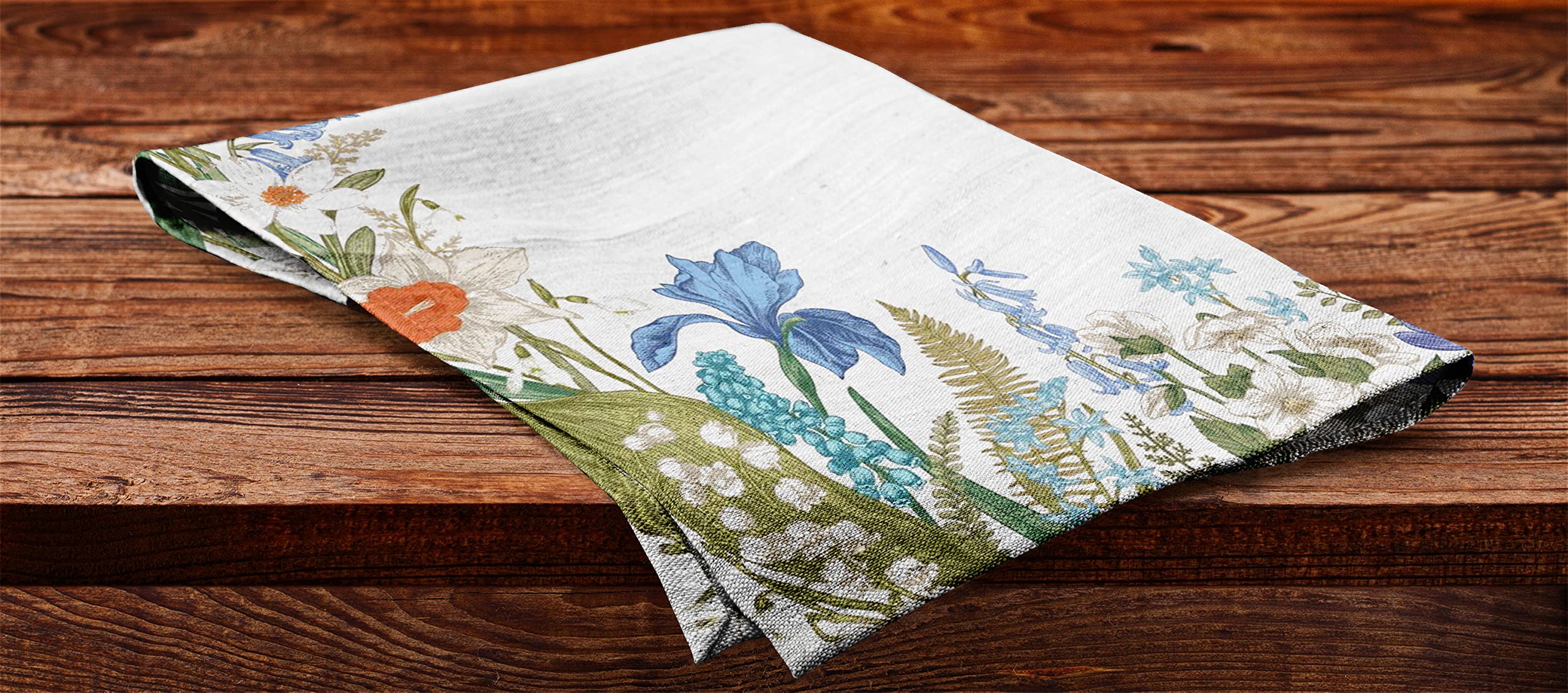 Premium Cotton Printed Reusable Napkins Set of 6 - 20