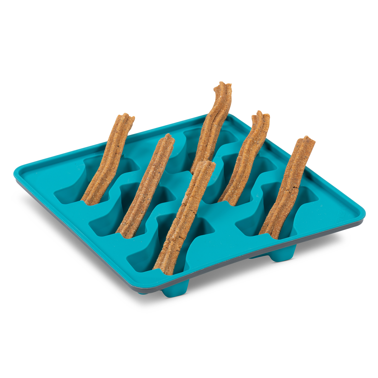 Spill-Proof Silicone Popsicle Mold for Dog Treats - Messy Mutts Non-Slip Pet Ice Cream Maker (Blue) - Perfect for Summer Cooling, Training Rewards & DIY Frozen Dog Snacks