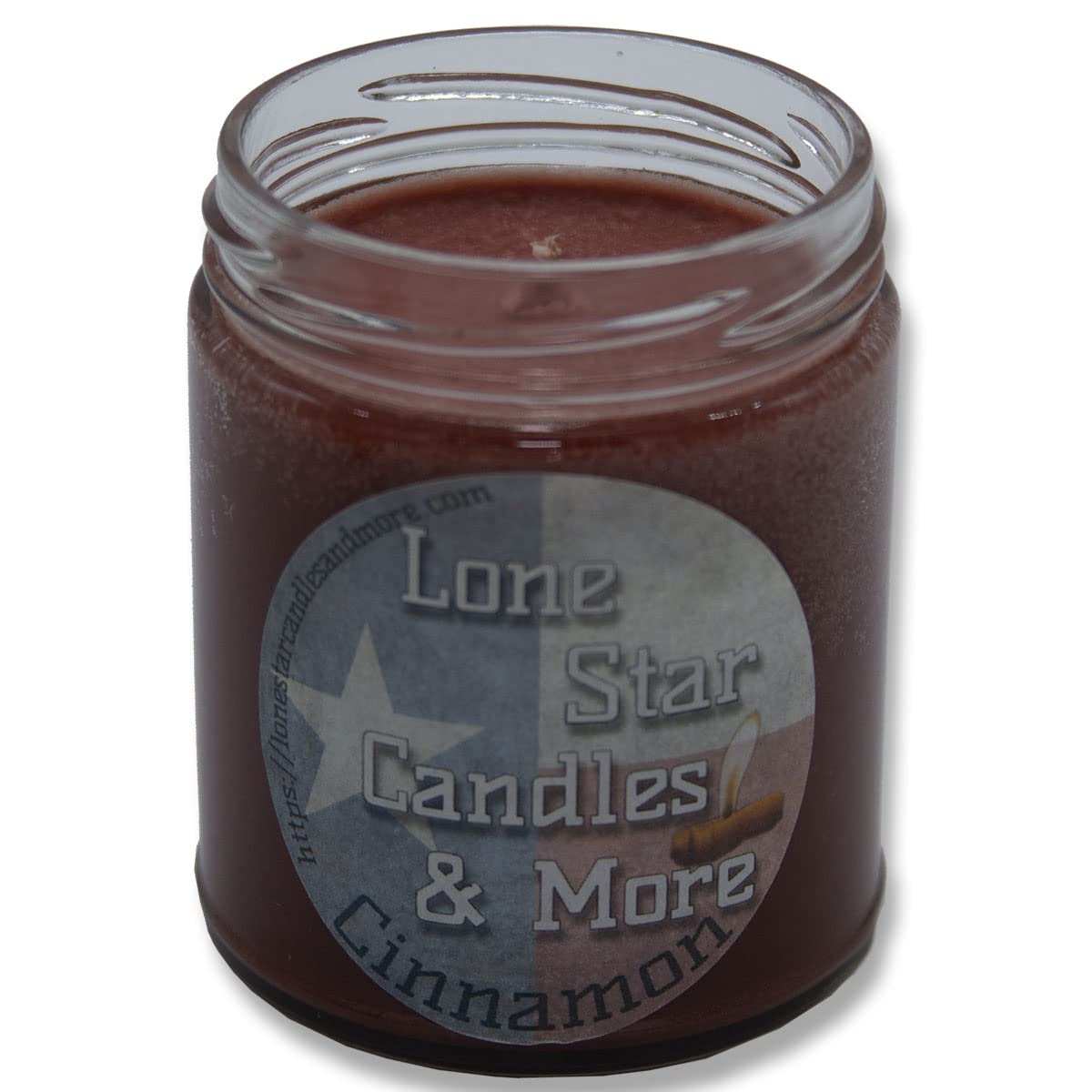 Premium Cinnamon Scented Soy Wax Candle - Spicy Nutmeg & Clove - 9oz for Home Relaxation