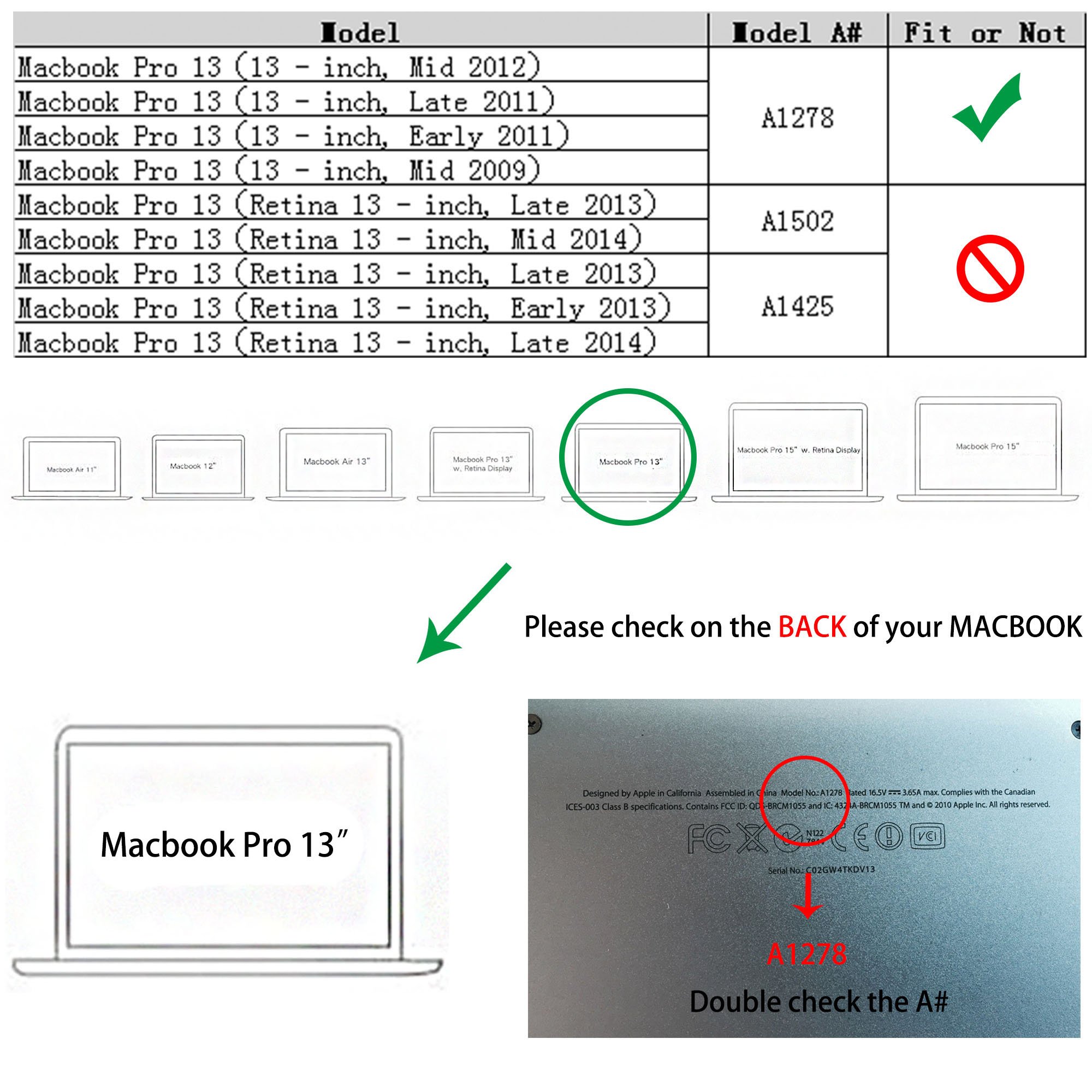 Durable Matte Hard Shell Case for MacBook Pro 13.3