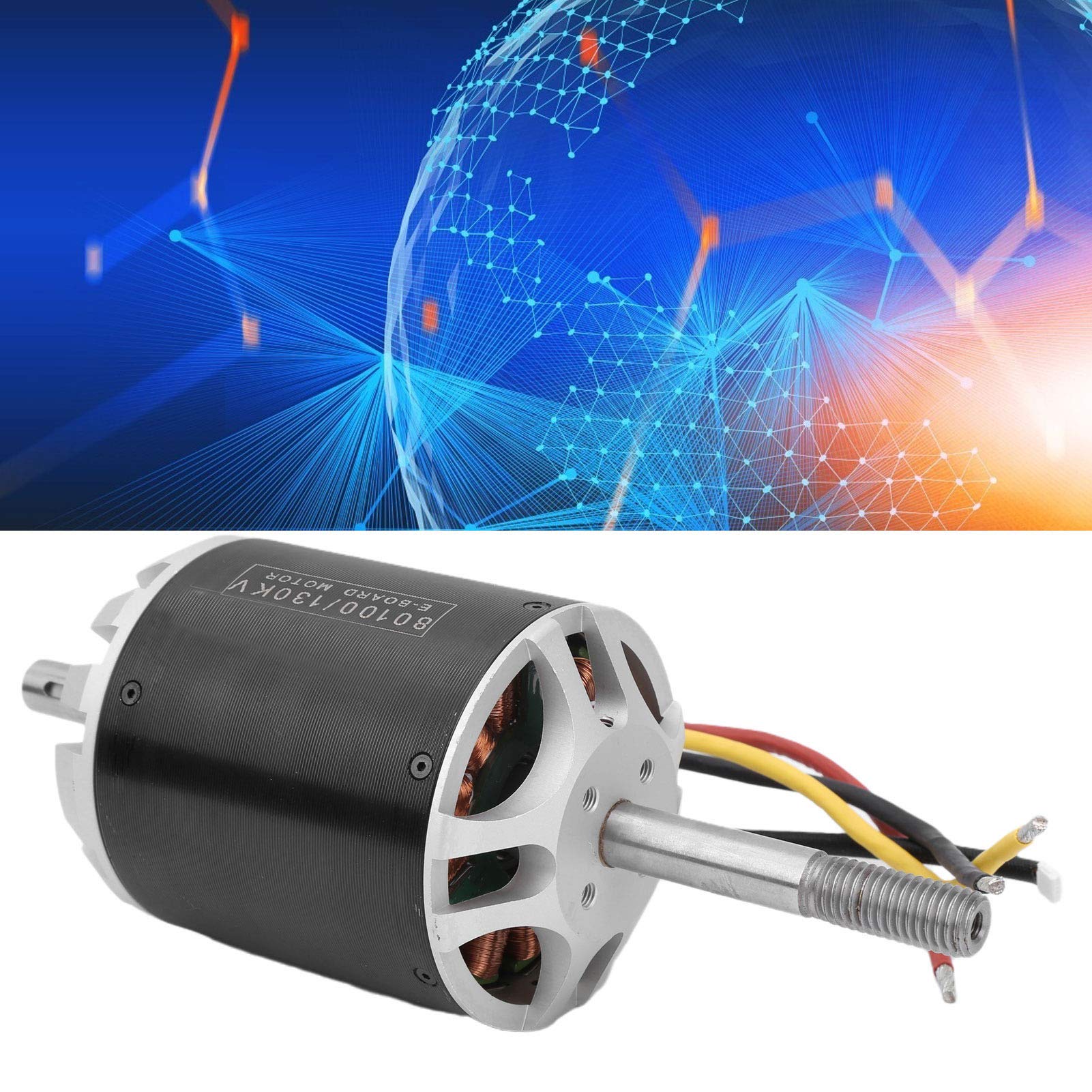 Fafeicy 80100 Brushless DC Motor Kit - 130KV 7000W High Torque Motor for RC Cars, Drones & Remote Control Toys - Perfect for DIY Projects, Racing & Hobby Upgrades