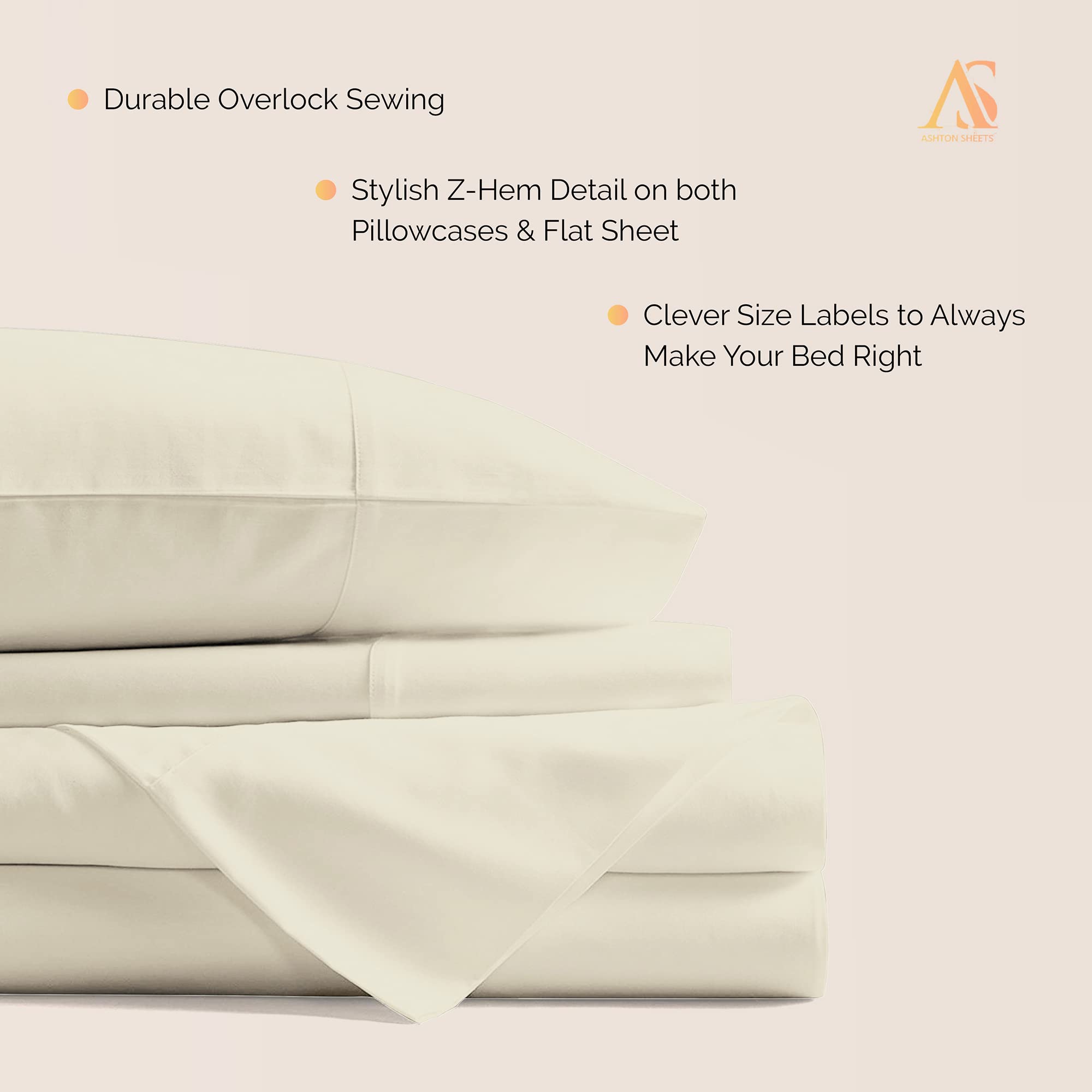 800 Thread Count 100% Egyptian Cotton California King Sheet Set - 4 PC Premium Cooling Sateen Bed Sheets for Luxurious Comfort | Perfect for Hot Sleepers & Master Bedrooms