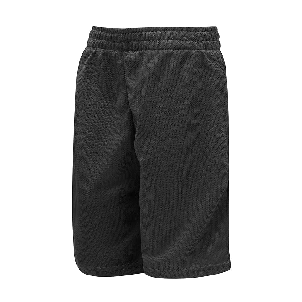 BROOKLYN'S BEST 4 Pack Boys Active Shorts with Elastic Waistband & Pockets – Quick Dry Durable Athletic Wear for Running, Gym & Outdoor Play