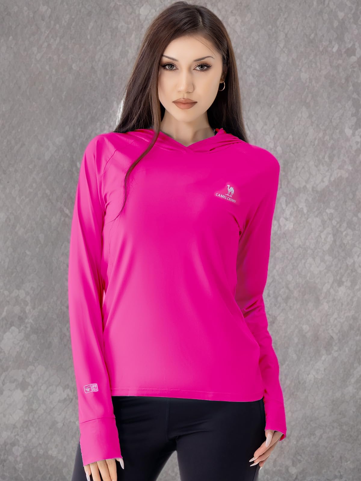 Women's UPF 50+ Rash Guard Swim Top - Lightweight Quick Dry Long Sleeve for Surfing & Swimming