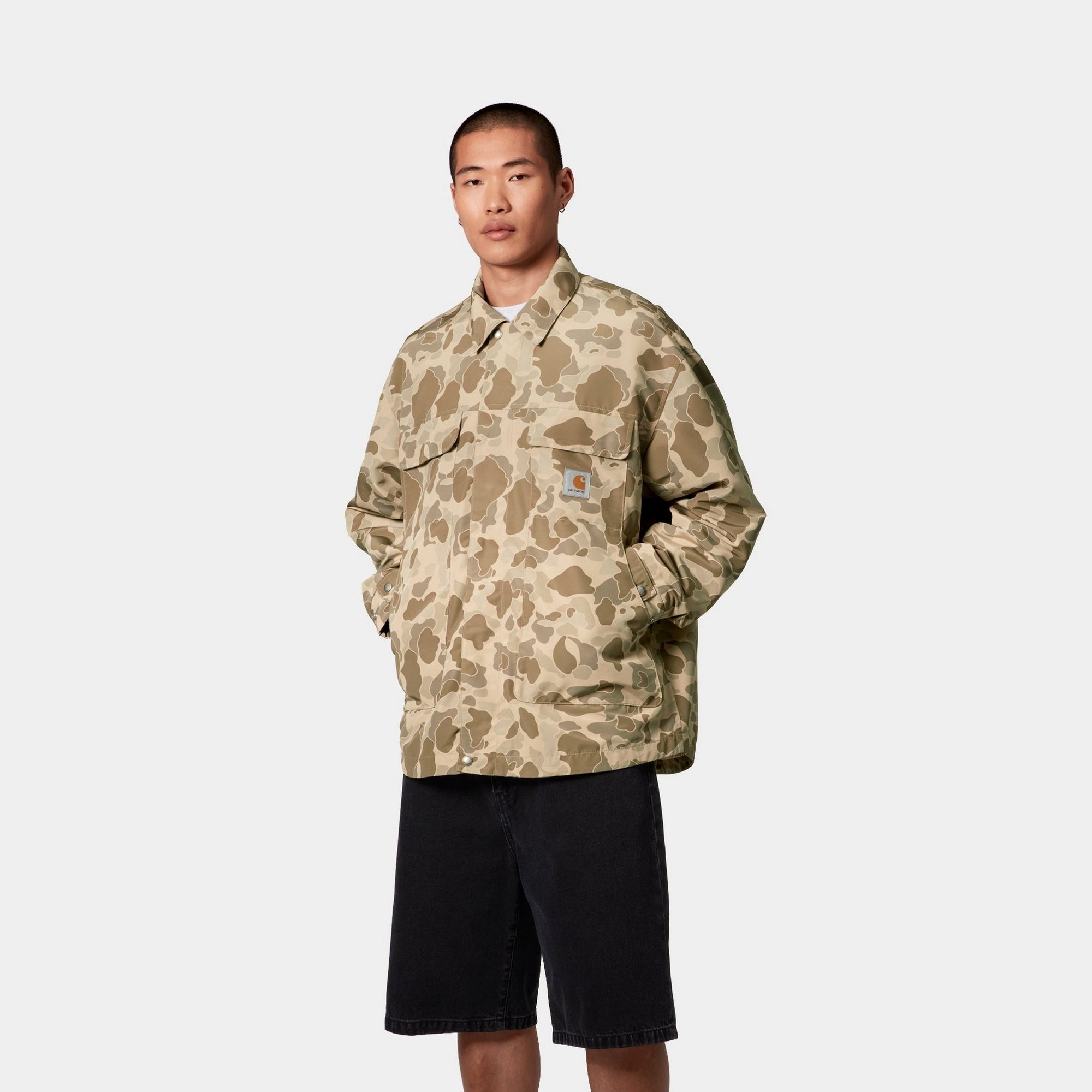Liam Jacket - Desert Duck Camo Hunting Jacket for Men | Waterproof & Windproof Outdoor Gear for Camping, Hiking & Hunting